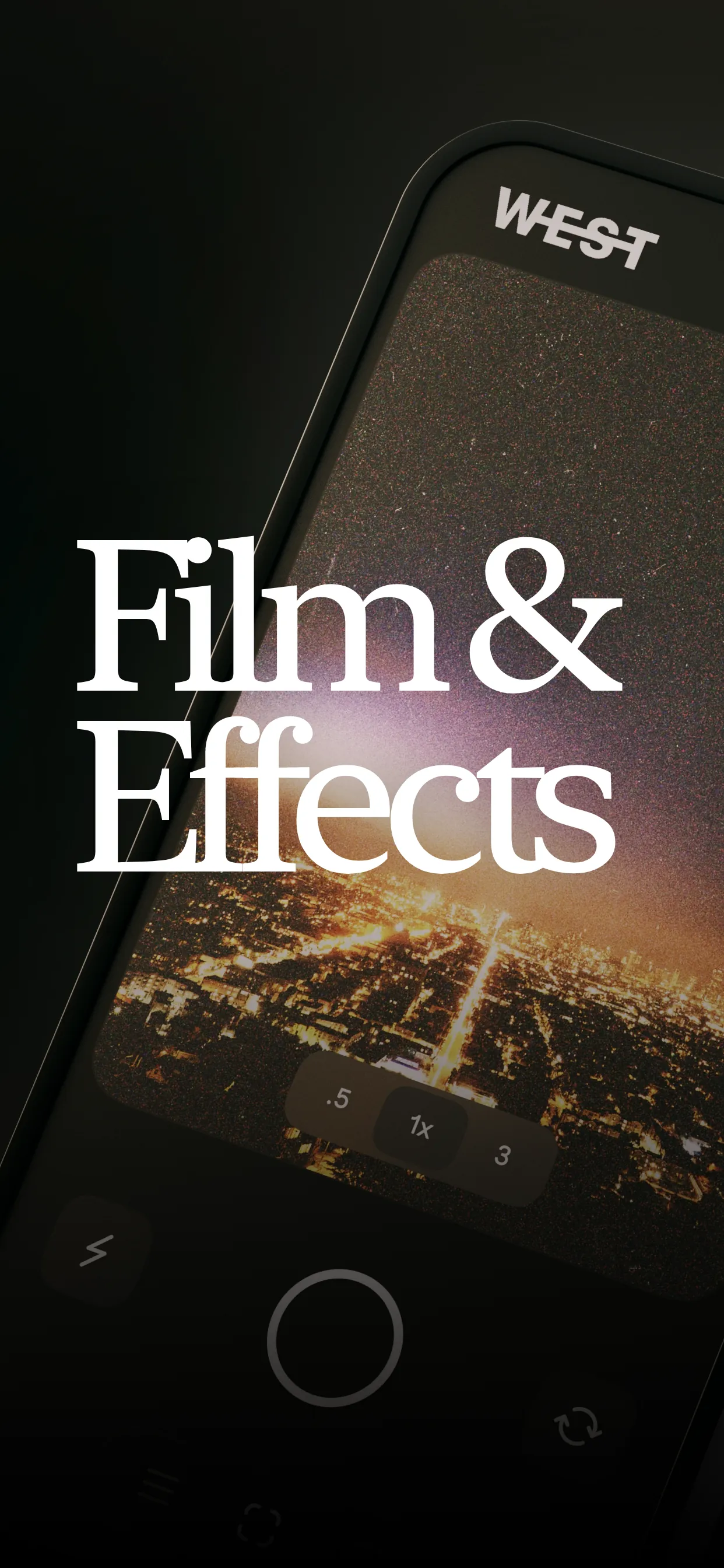 WEST: film & effects iphone screenshot 1