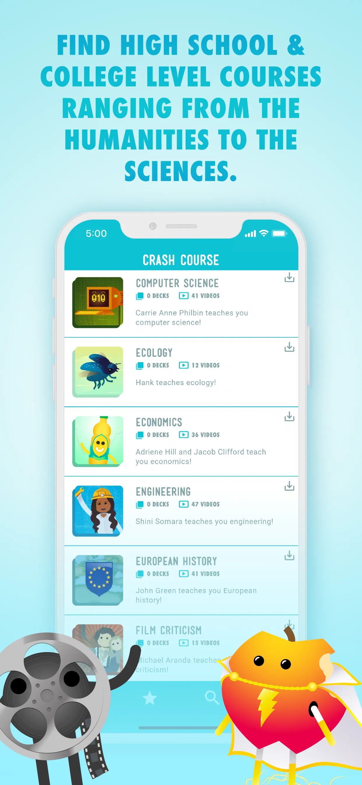 Crash Course - Watch and Study iphone screenshot 1