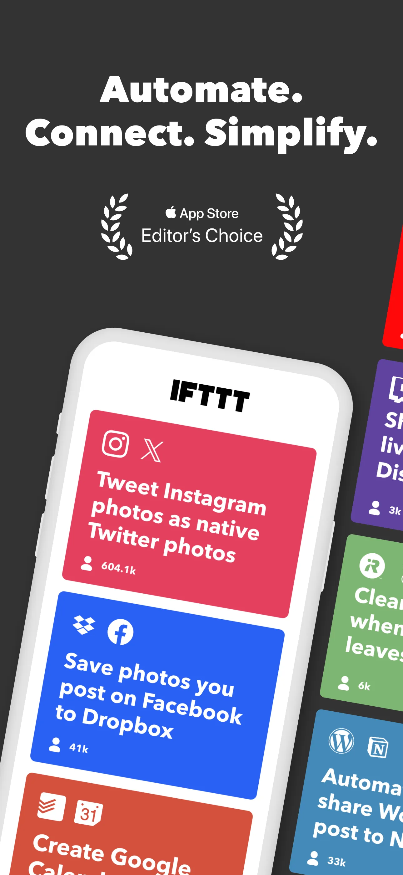 IFTTT - Automate work and home iphone screenshot 1