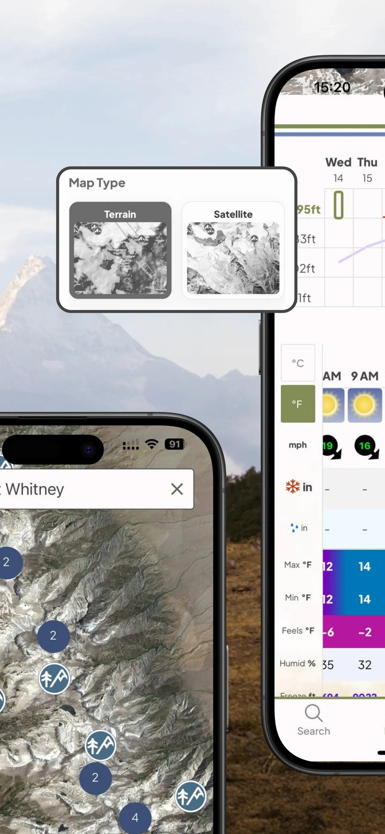 Mountain-Forecast.com iphone screenshot 2
