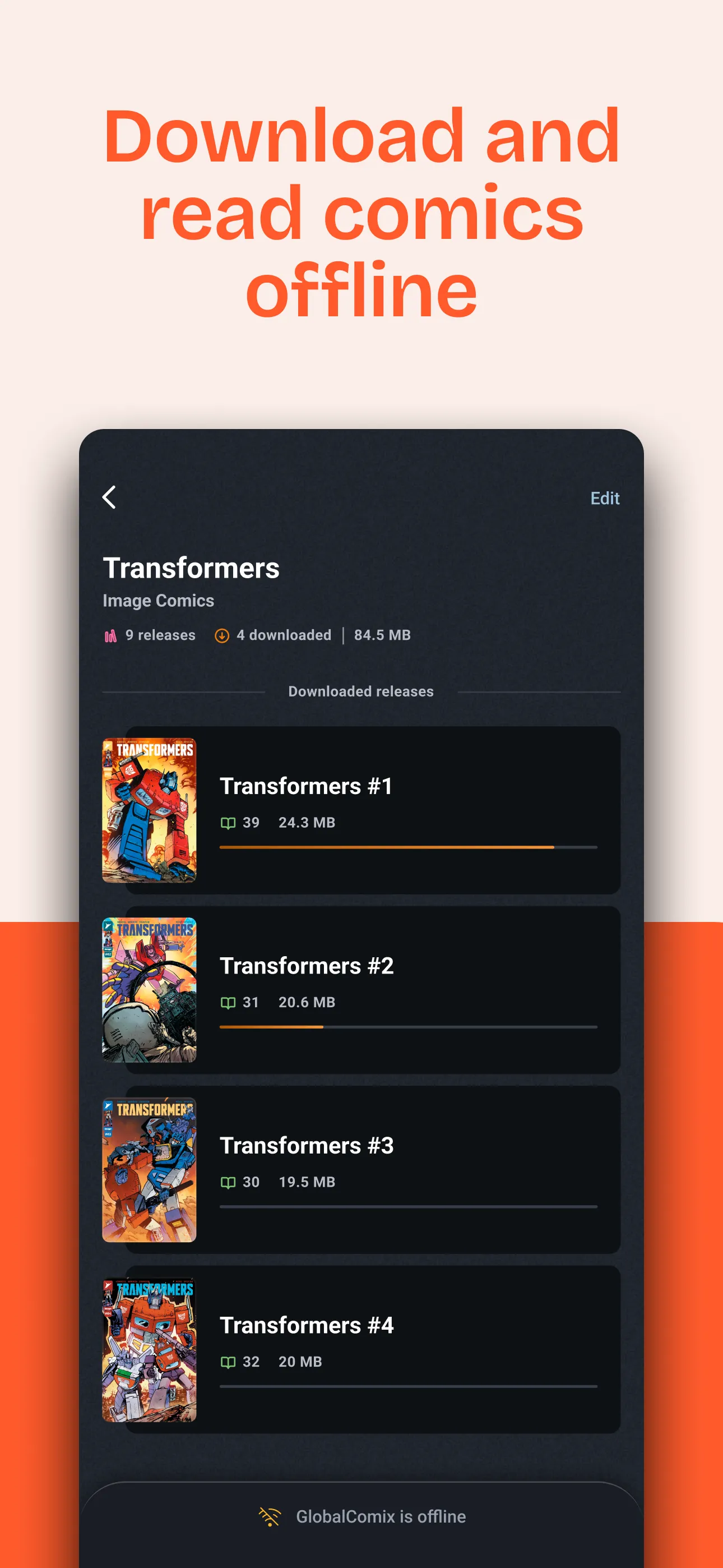 GlobalComix: Comic Book Reader iphone screenshot 6