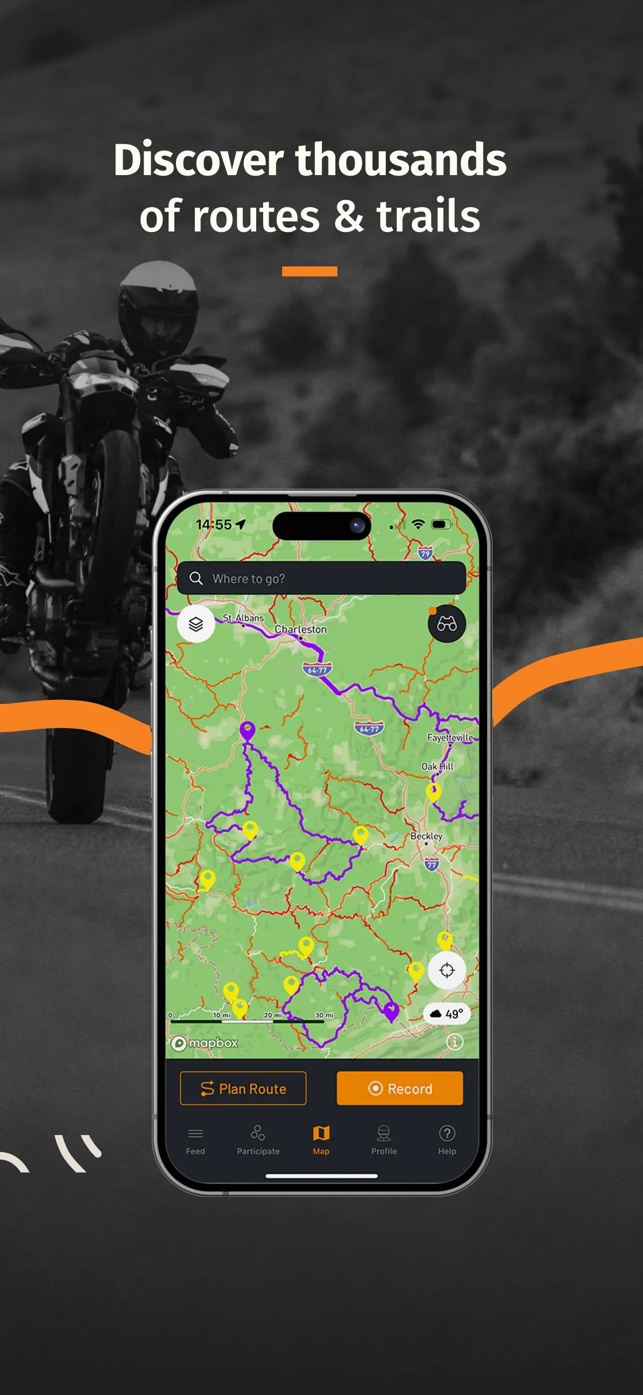 REVER - Motorcycle GPS & Rides iphone screenshot 2