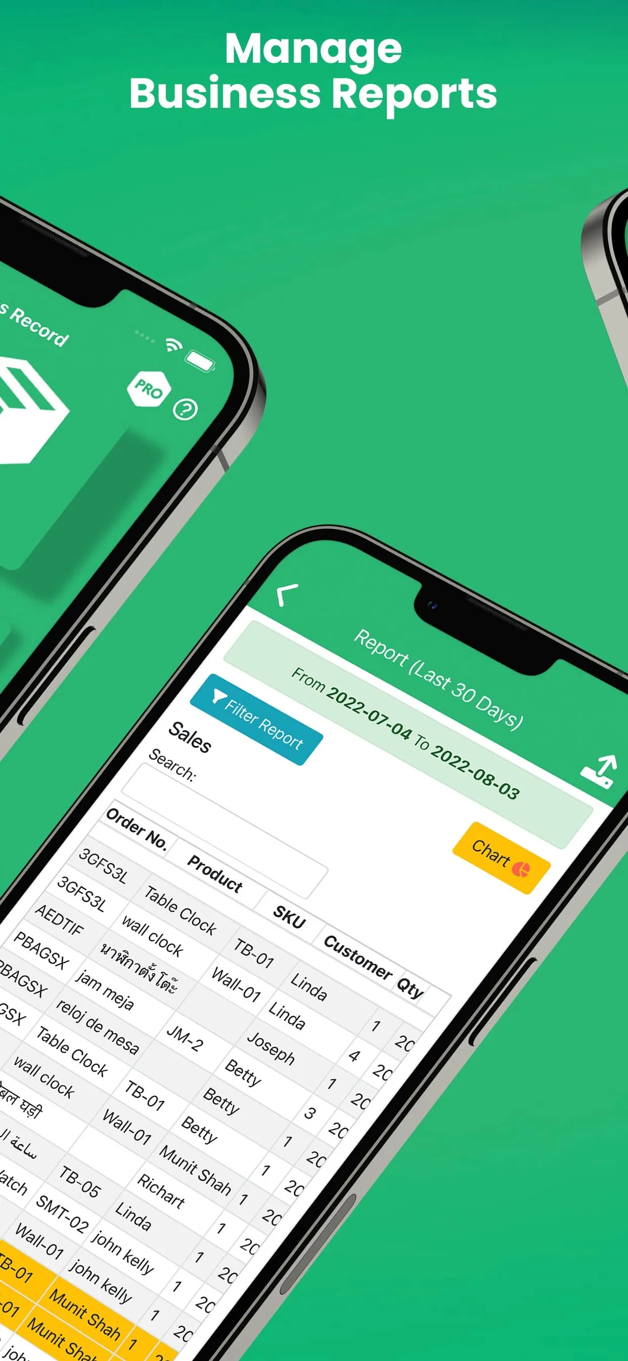 Daily Sales Record - POS, CRM iphone screenshot 2
