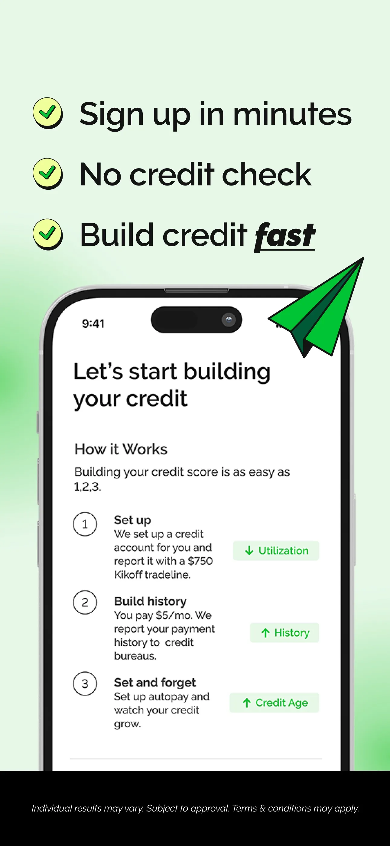 Kikoff – Build Credit Quickly iphone screenshot 3