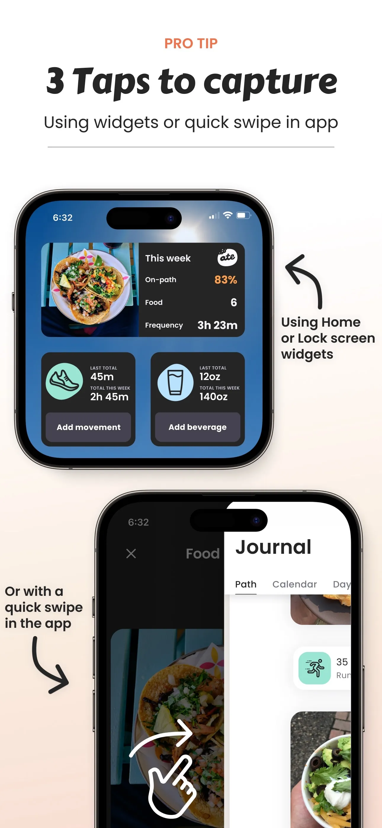 Ate Visual Food Journal +Diary iphone screenshot 2