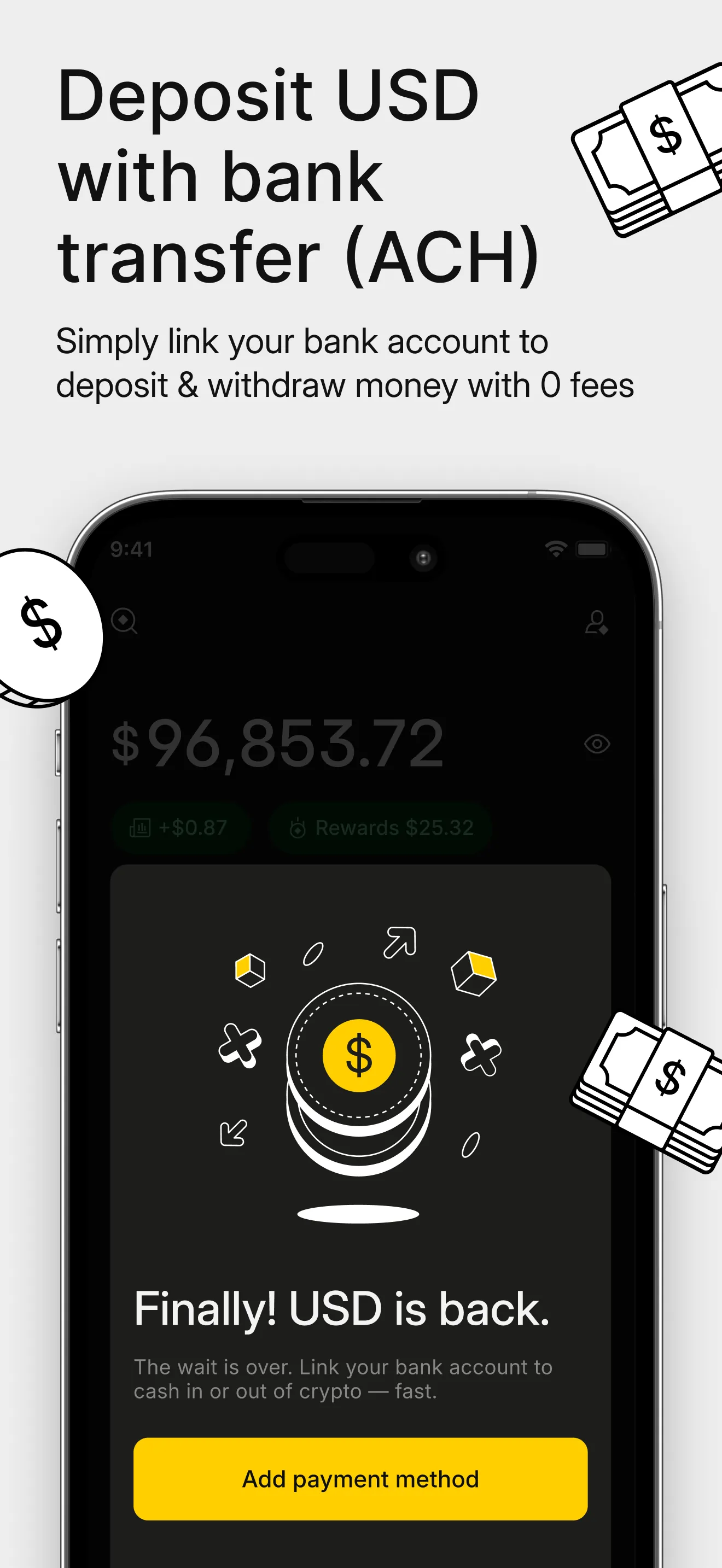 Binance.US: Buy Bitcoin & ETH iphone screenshot 2