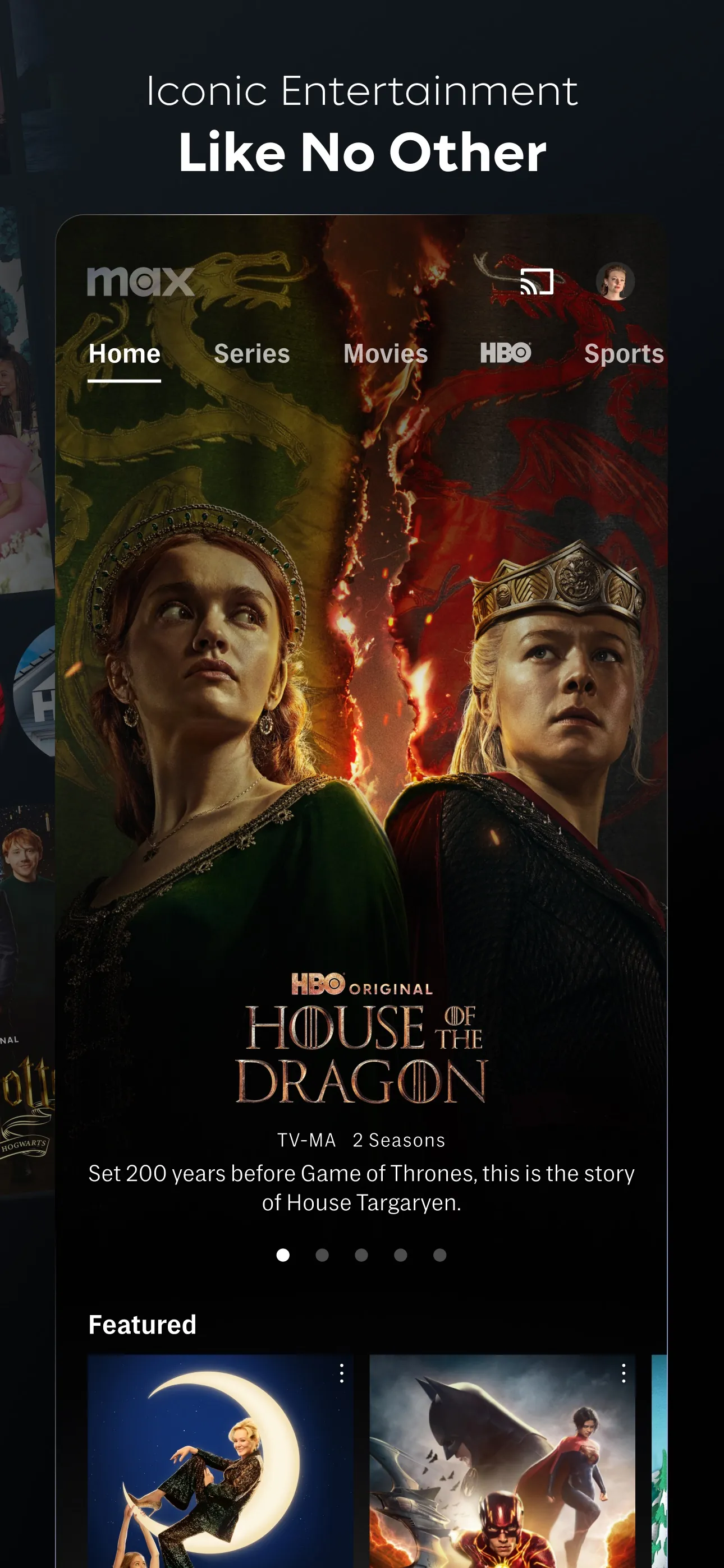 Max: Stream HBO, TV, & Movies iphone screenshot 3