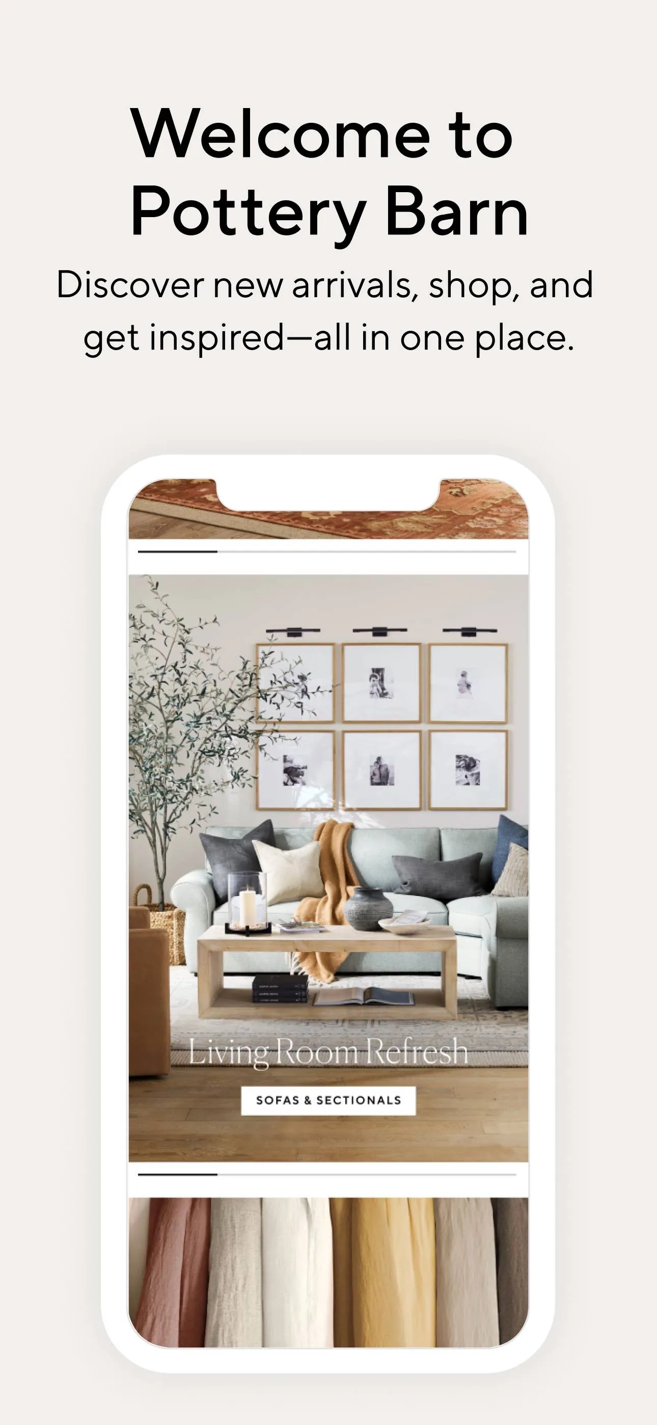Pottery Barn iphone screenshot 1