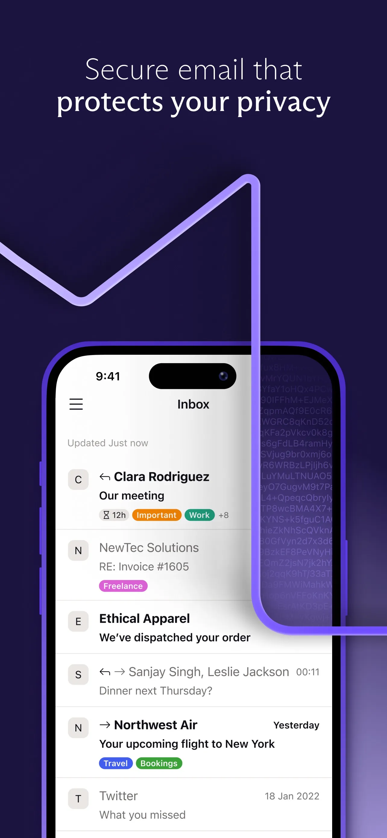 Proton Mail - Encrypted Email iphone screenshot 1