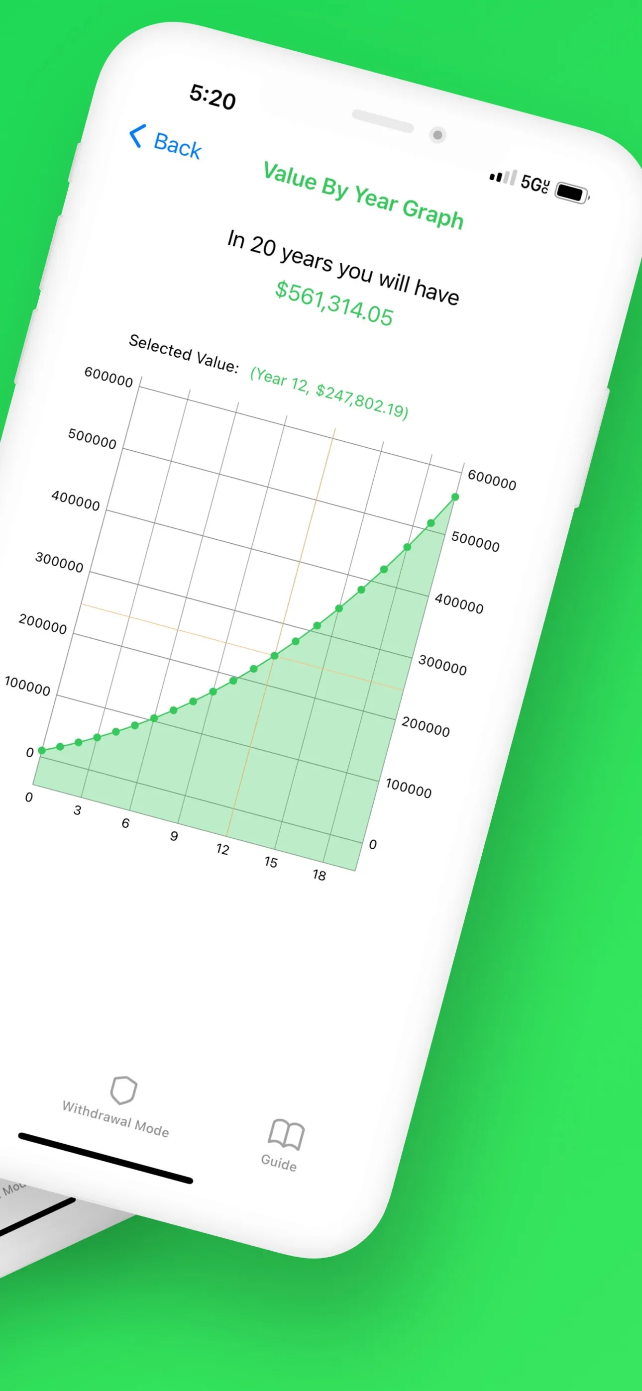 Compound Interest Calc iphone screenshot 2