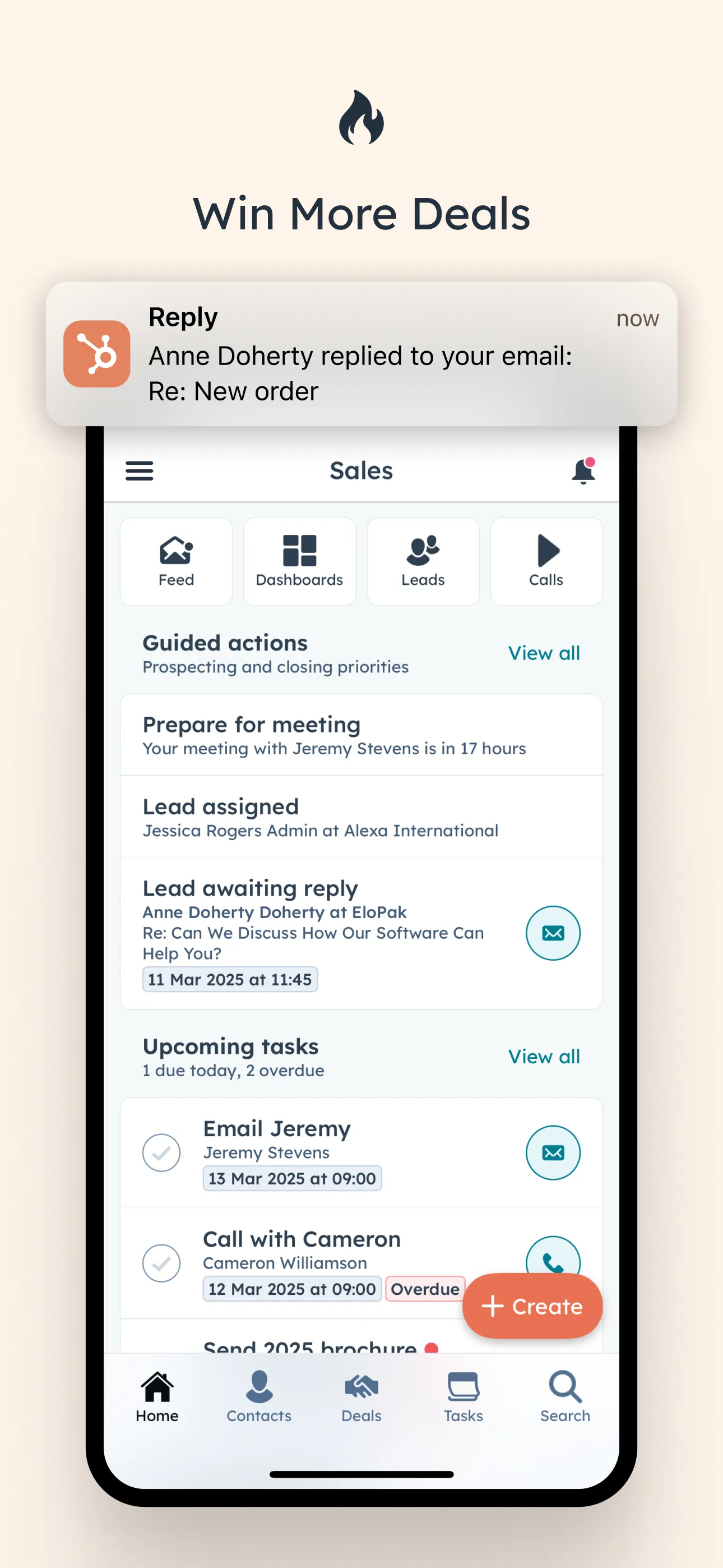 HubSpot iphone screenshot 3
