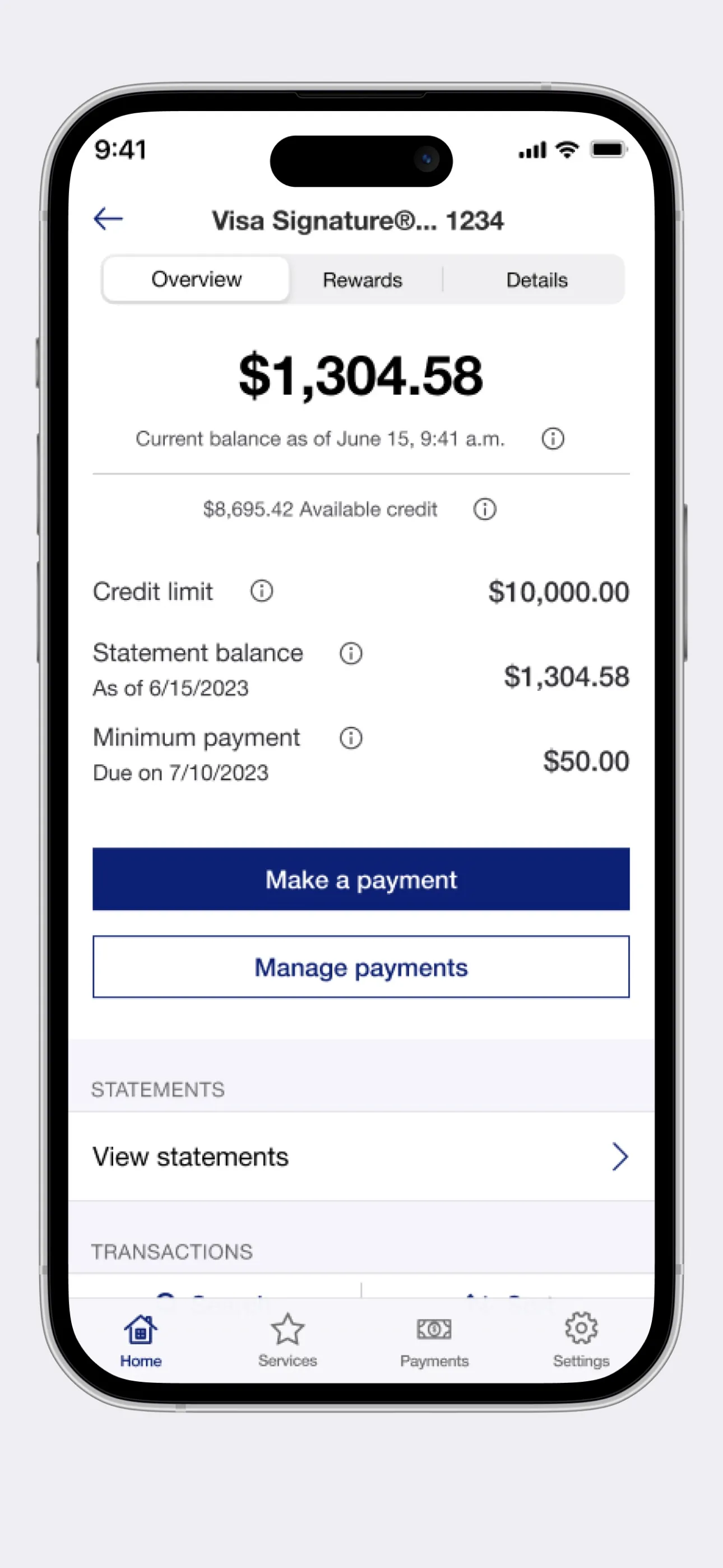 Elan Credit Card iphone screenshot 6