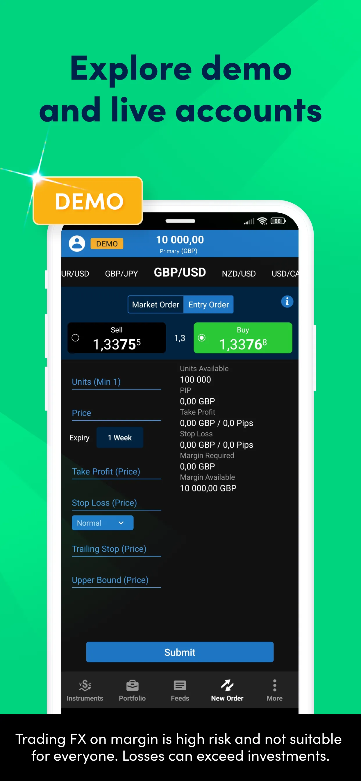 OANDA - Forex trading iphone screenshot 8