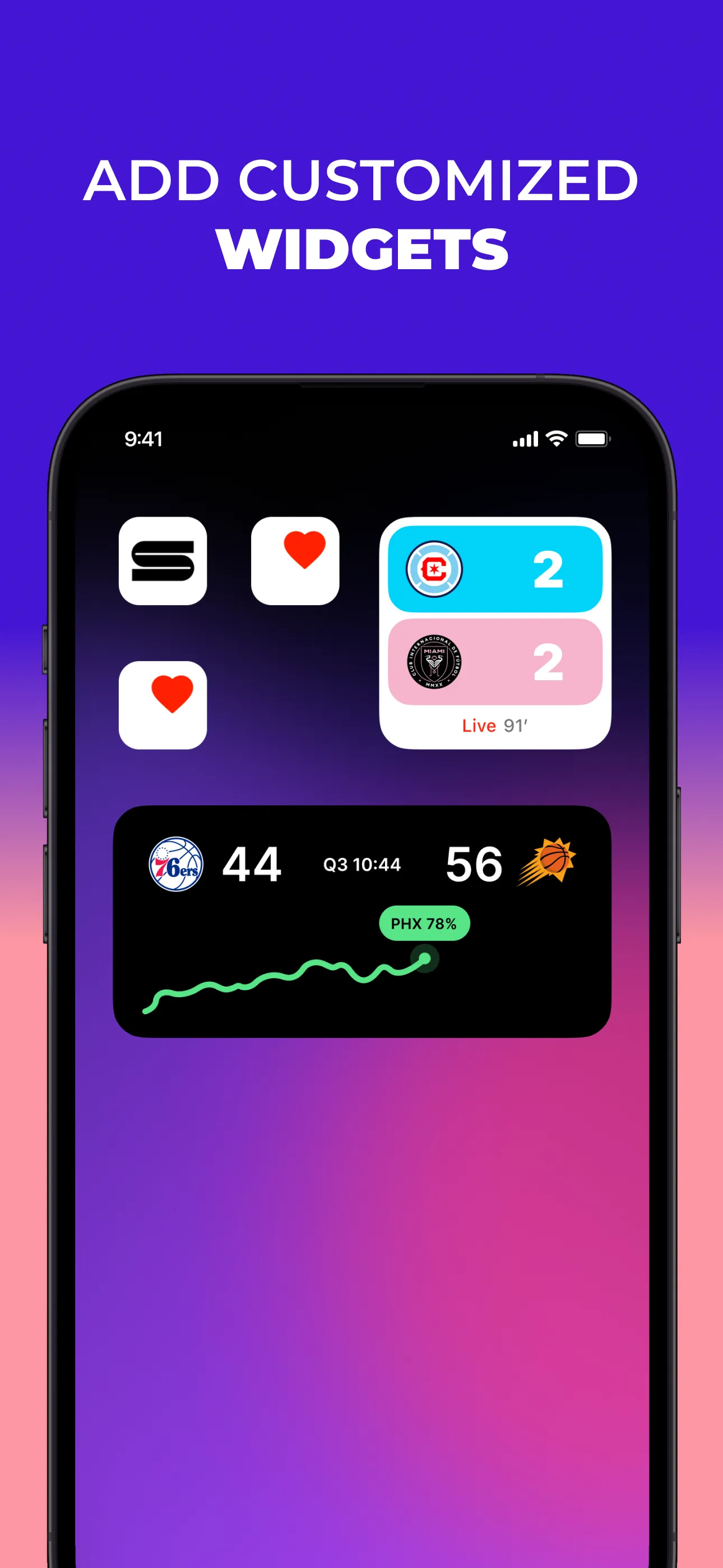 Superfan: Sports Scores + News iphone screenshot 4
