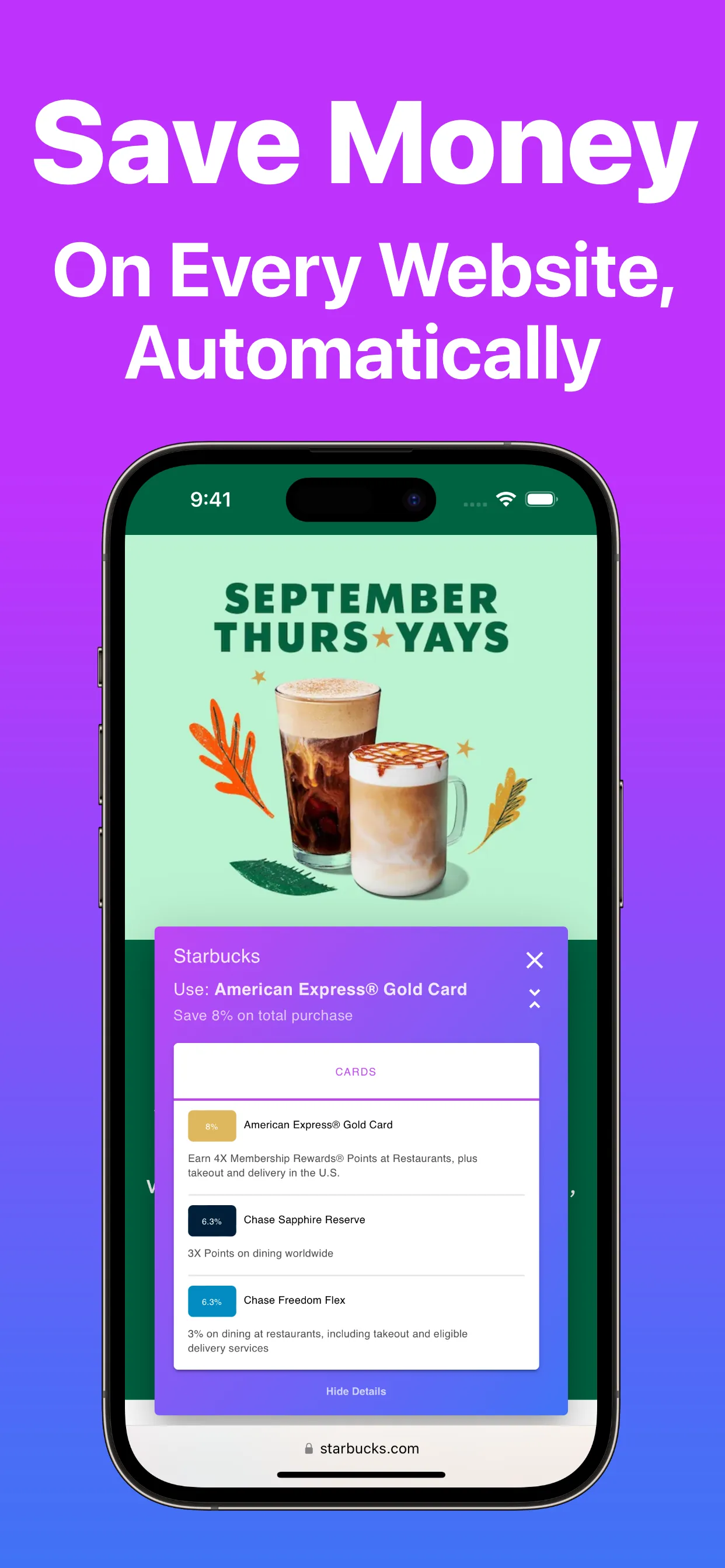 CardPointers for Credit Cards iphone screenshot 7