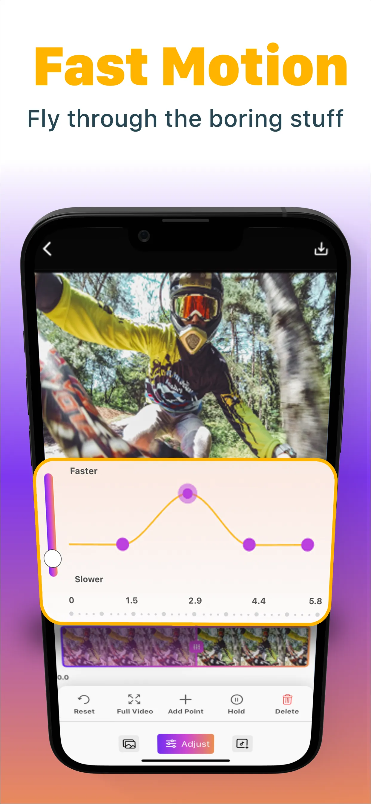 SloMo Slow Motion Video Editor iphone screenshot 4