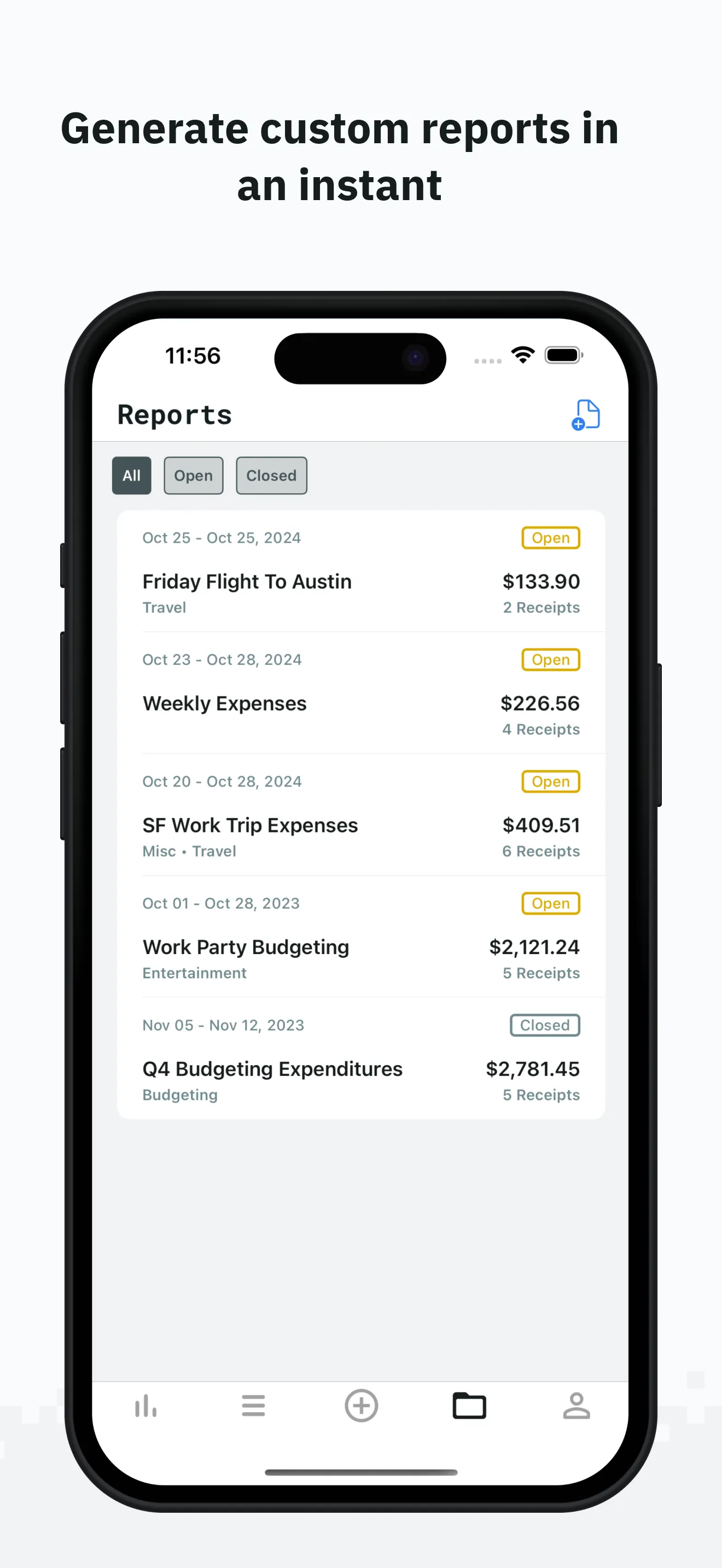 QuickReceipts Smart Scanner iphone screenshot 5