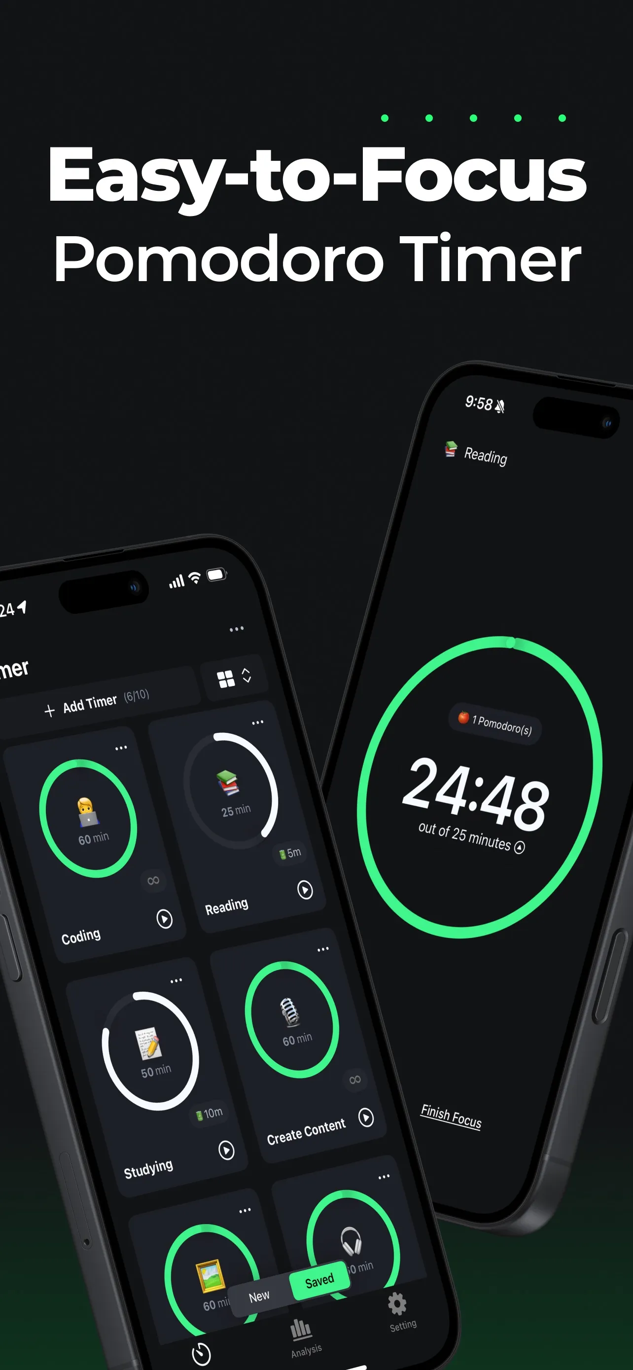Pomodoro Timer: One Thing iphone screenshot 1