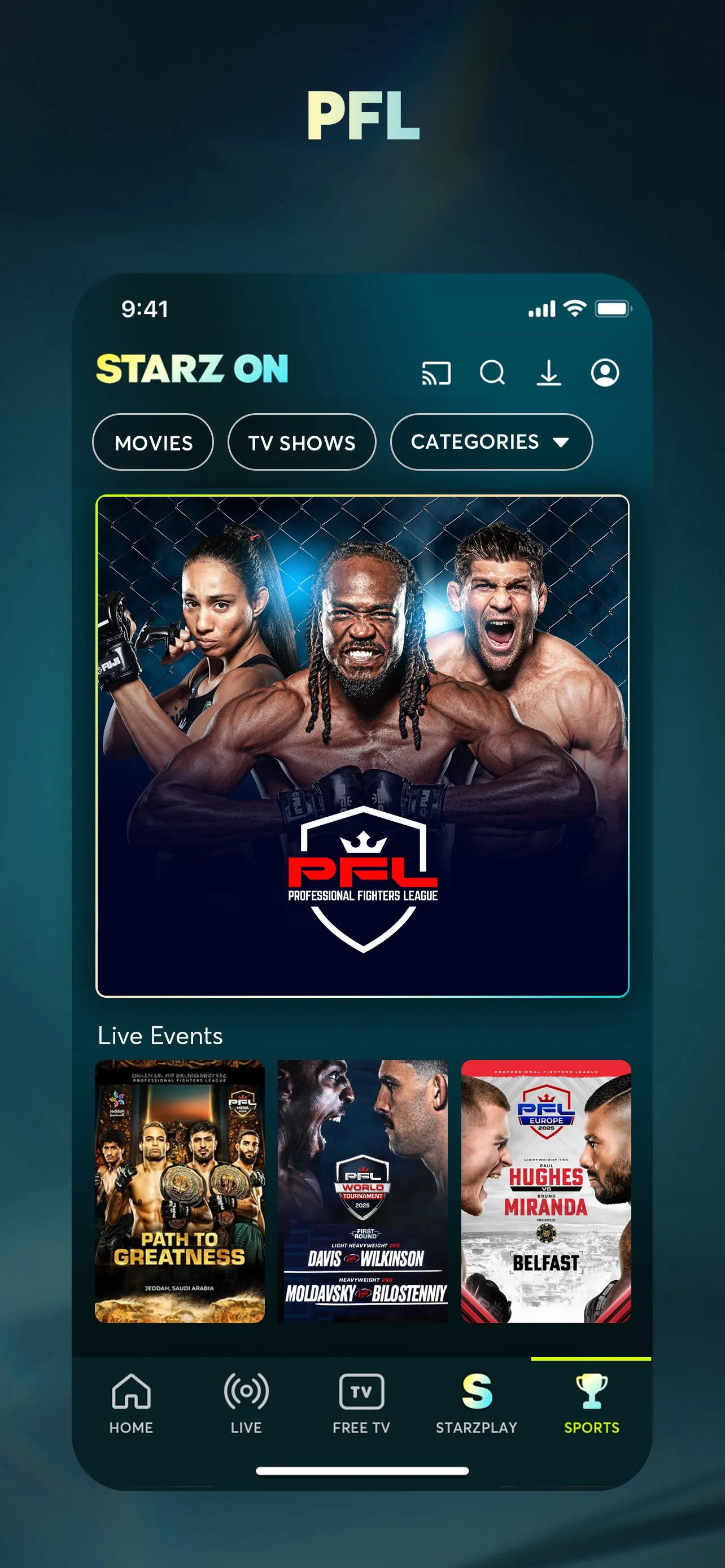 STARZ ON iphone screenshot 5