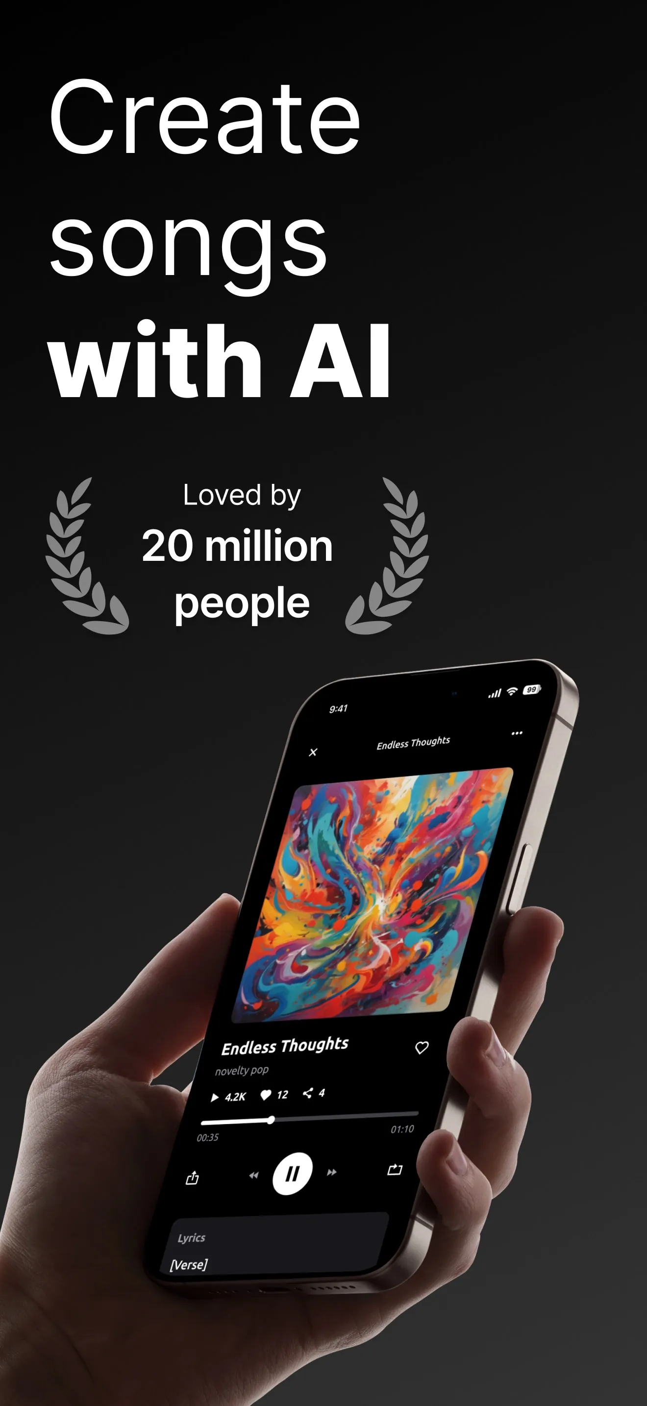 AI Song Generator - Zona iphone screenshot 1