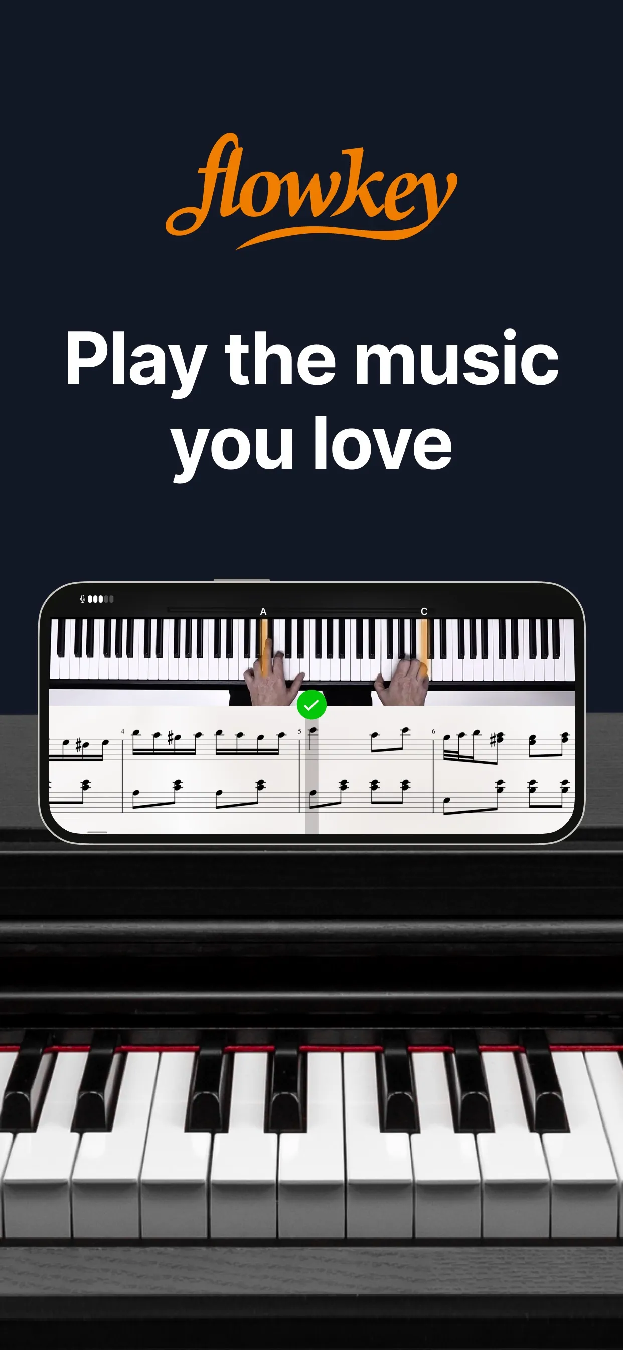 flowkey – Learn to Play Piano iphone screenshot 1