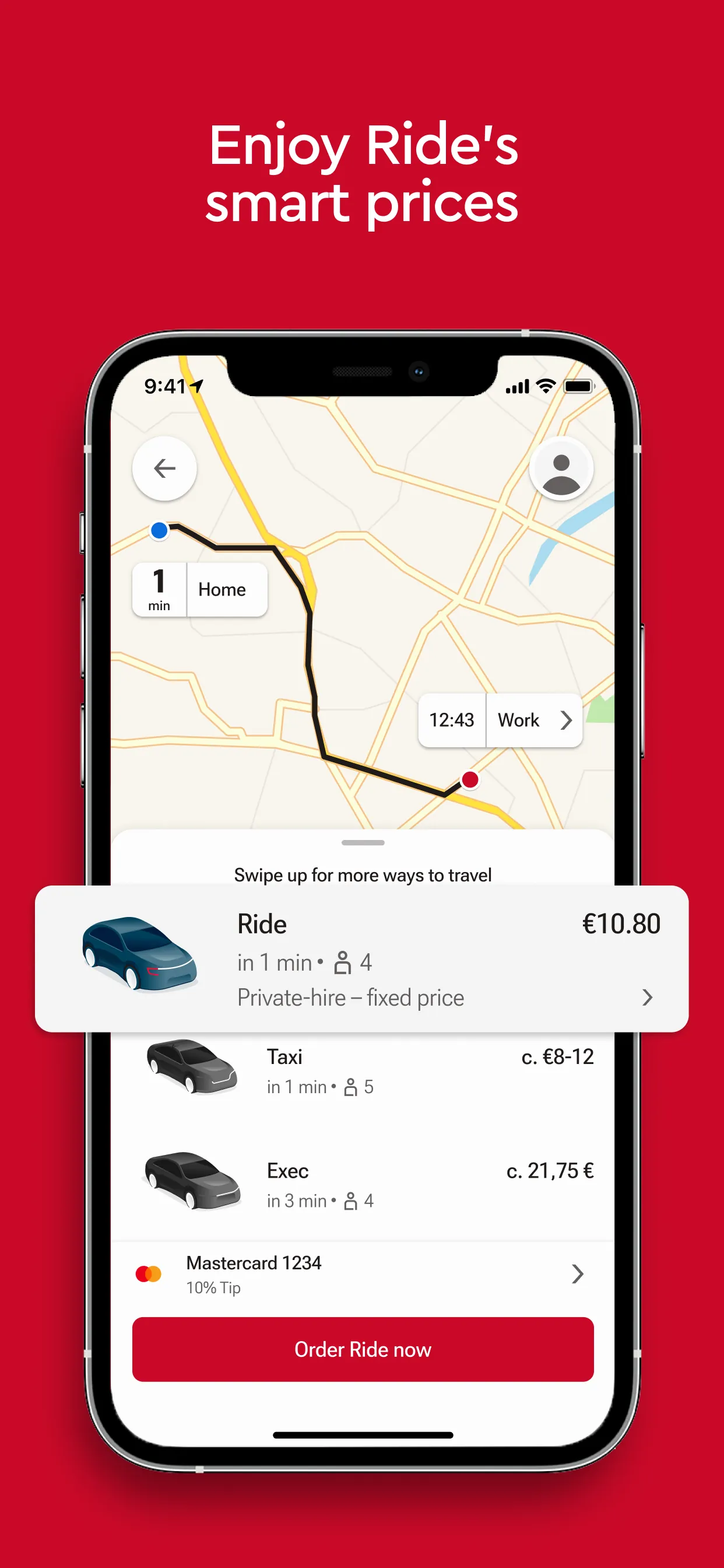FREENOW - Taxi and more iphone screenshot 3