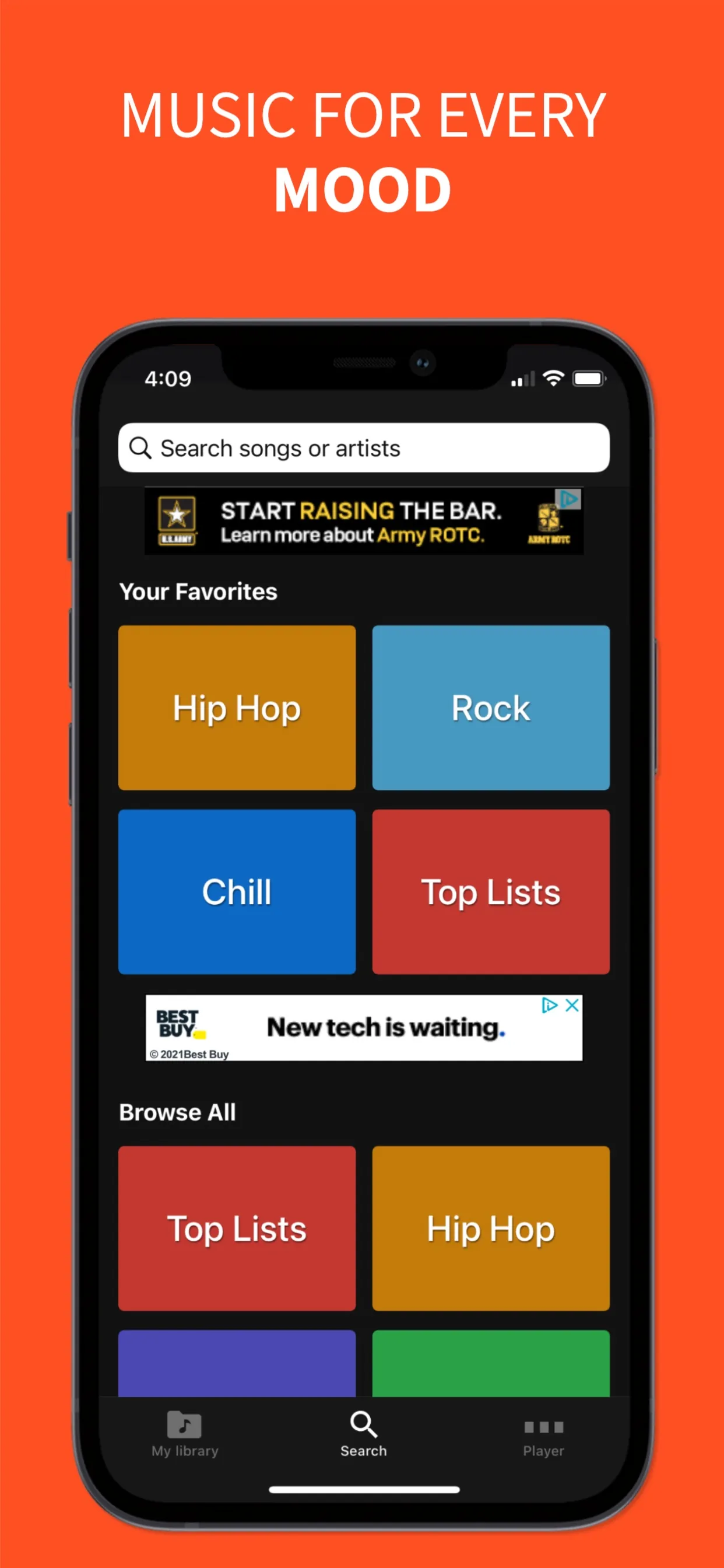 Trending Music iphone screenshot 3