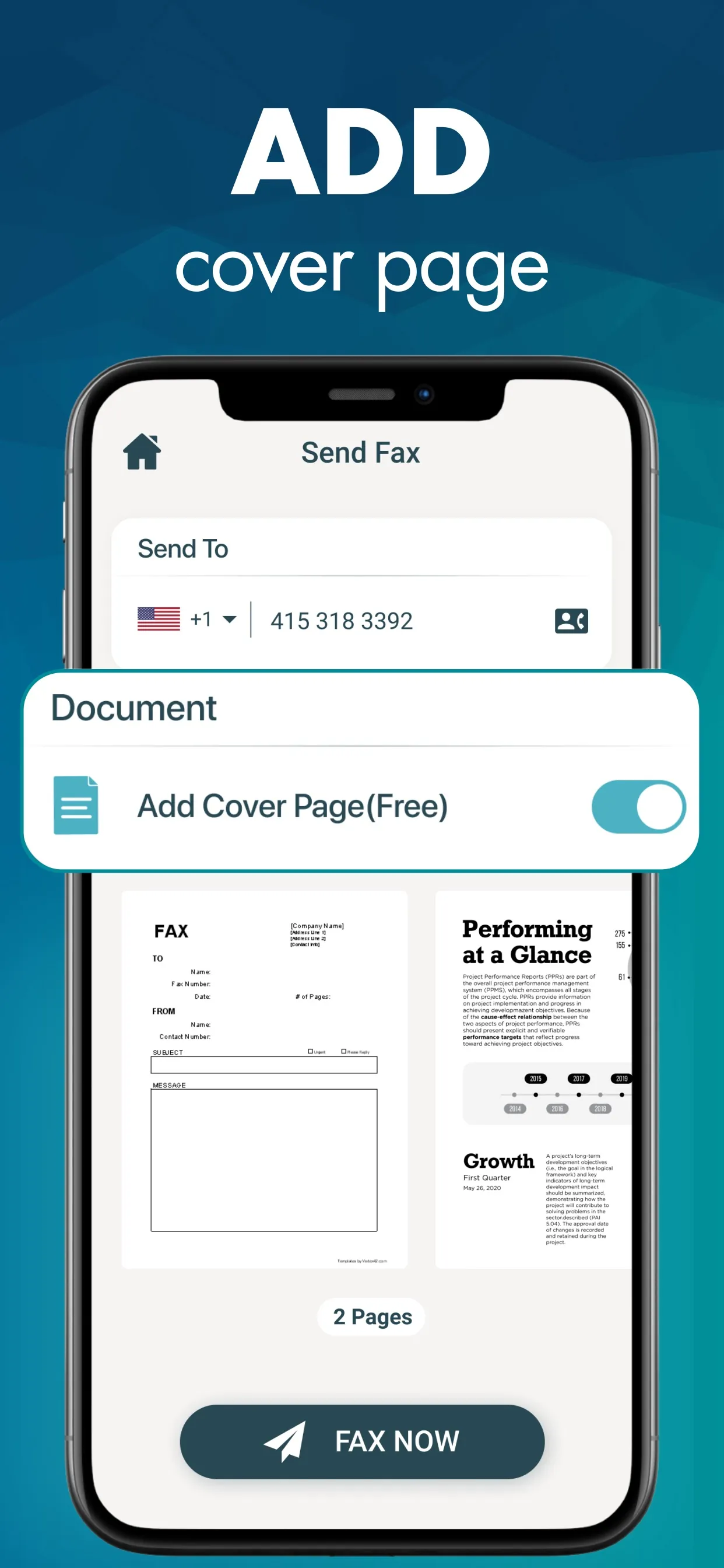 Fax from iPhone: Free of ad iphone screenshot 6