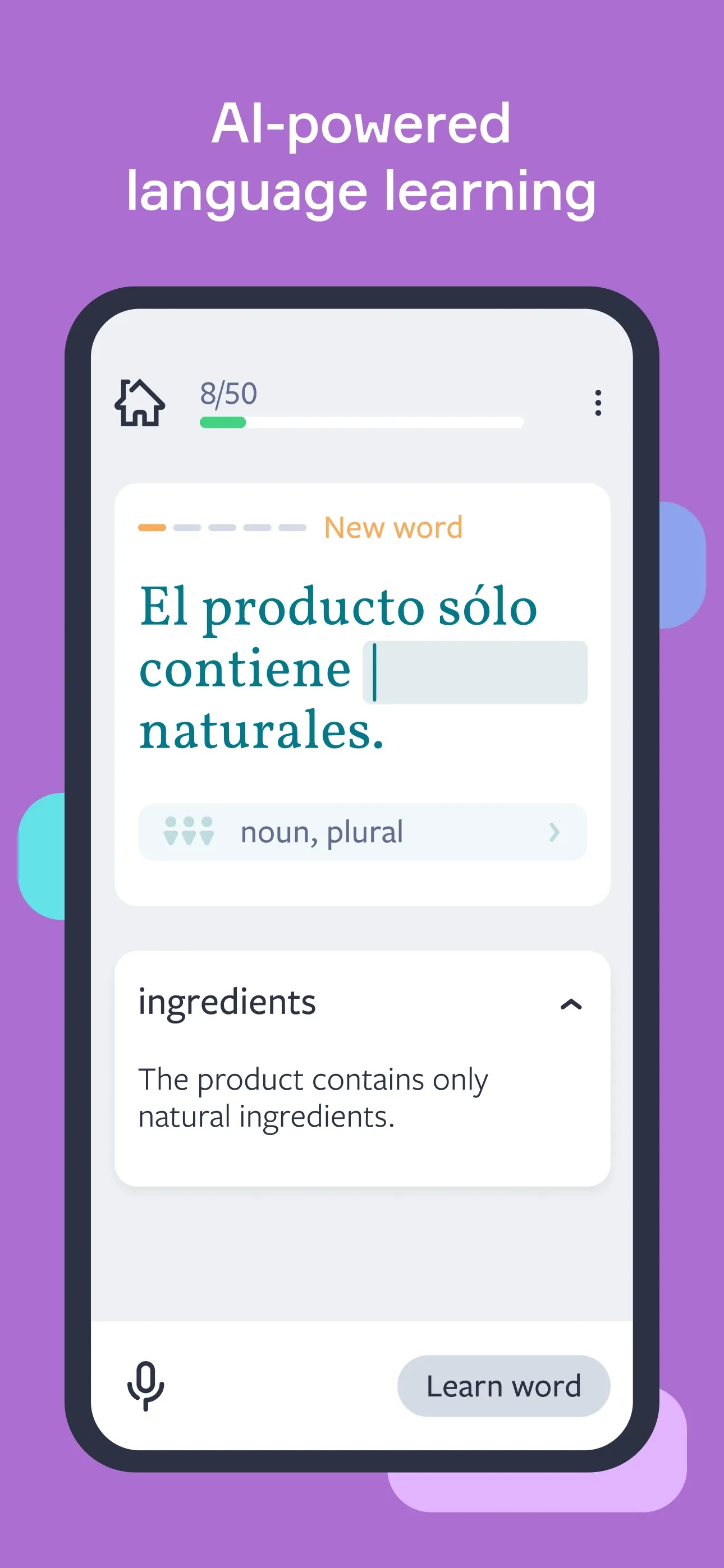 Lingvist: Learn Languages Fast iphone screenshot 2