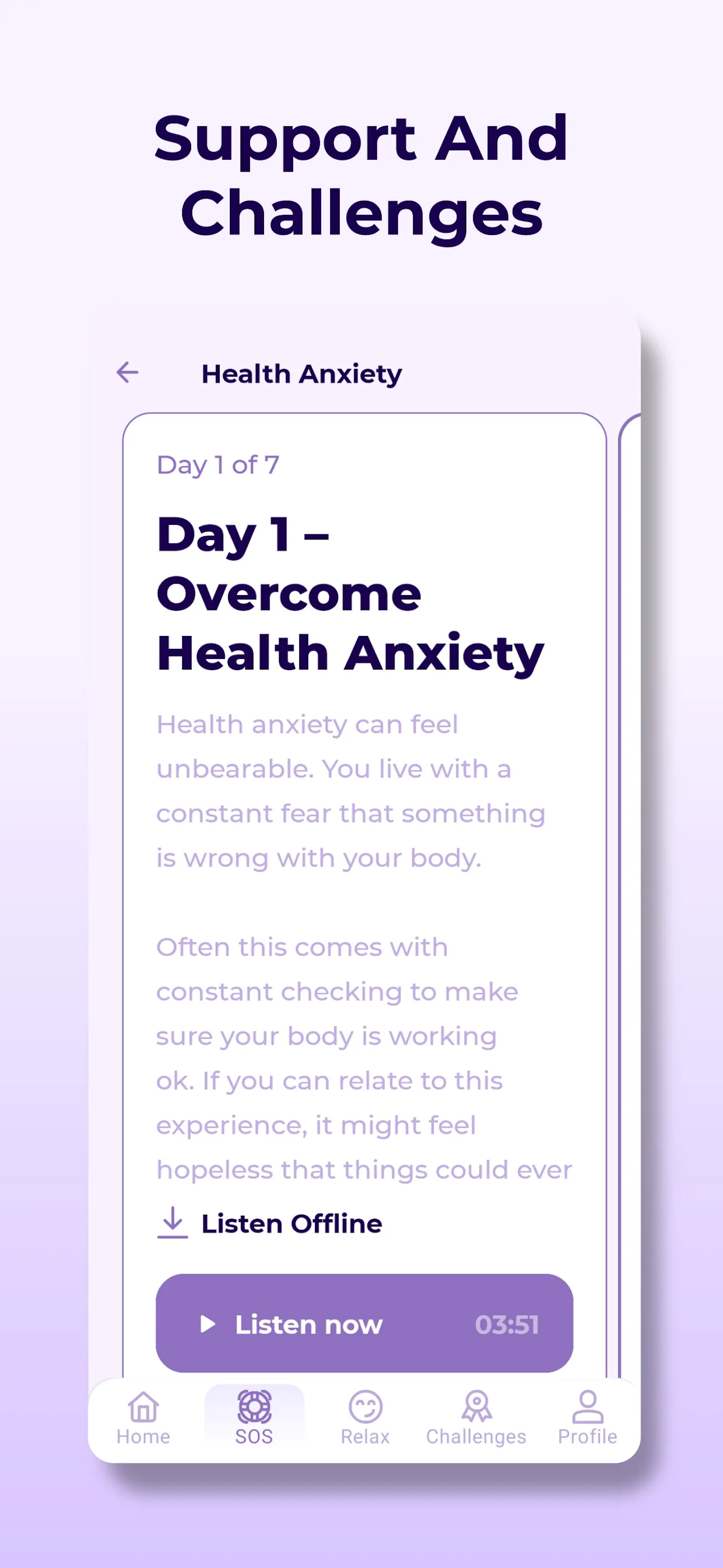 Dare: Panic & Anxiety Relief iphone screenshot 6