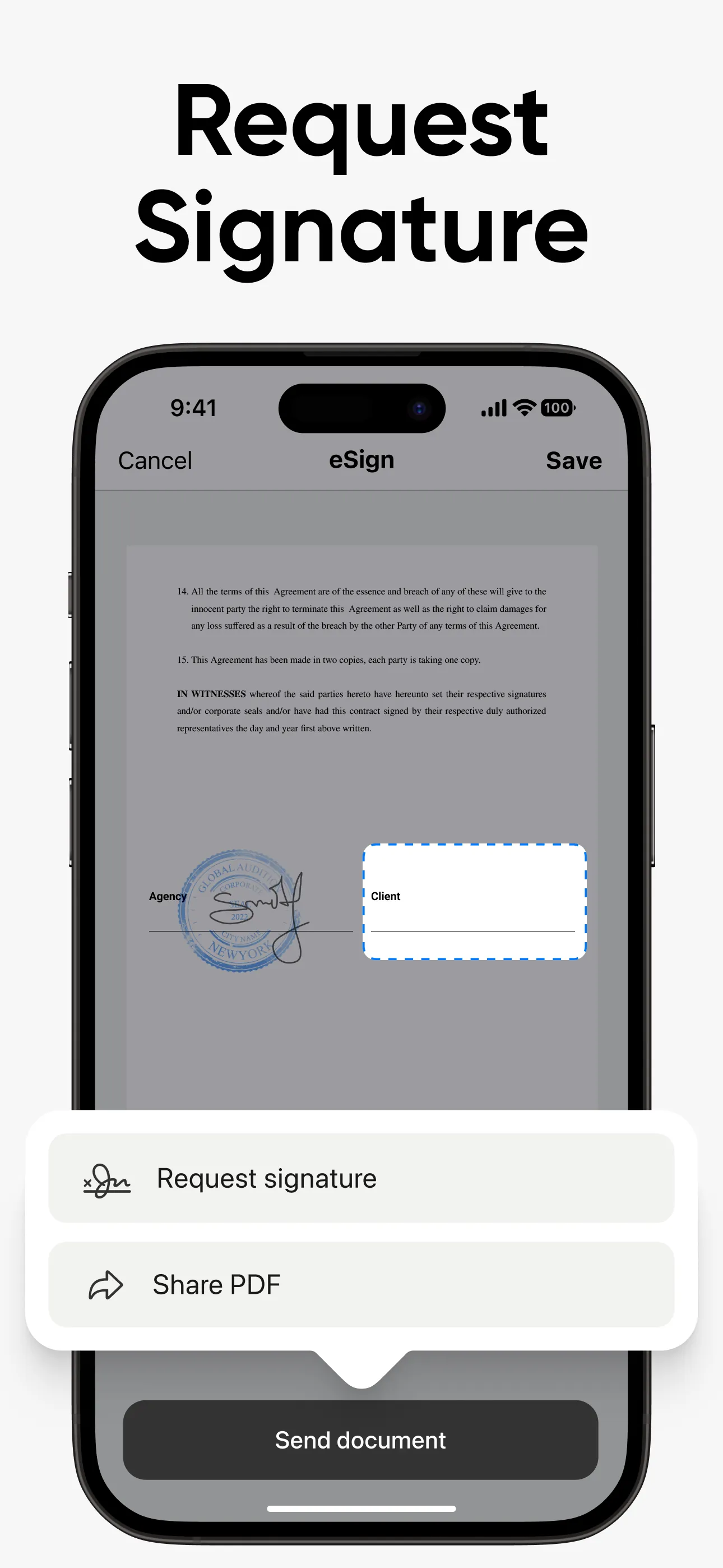 eSign App: Sign PDF Documents iphone screenshot 6