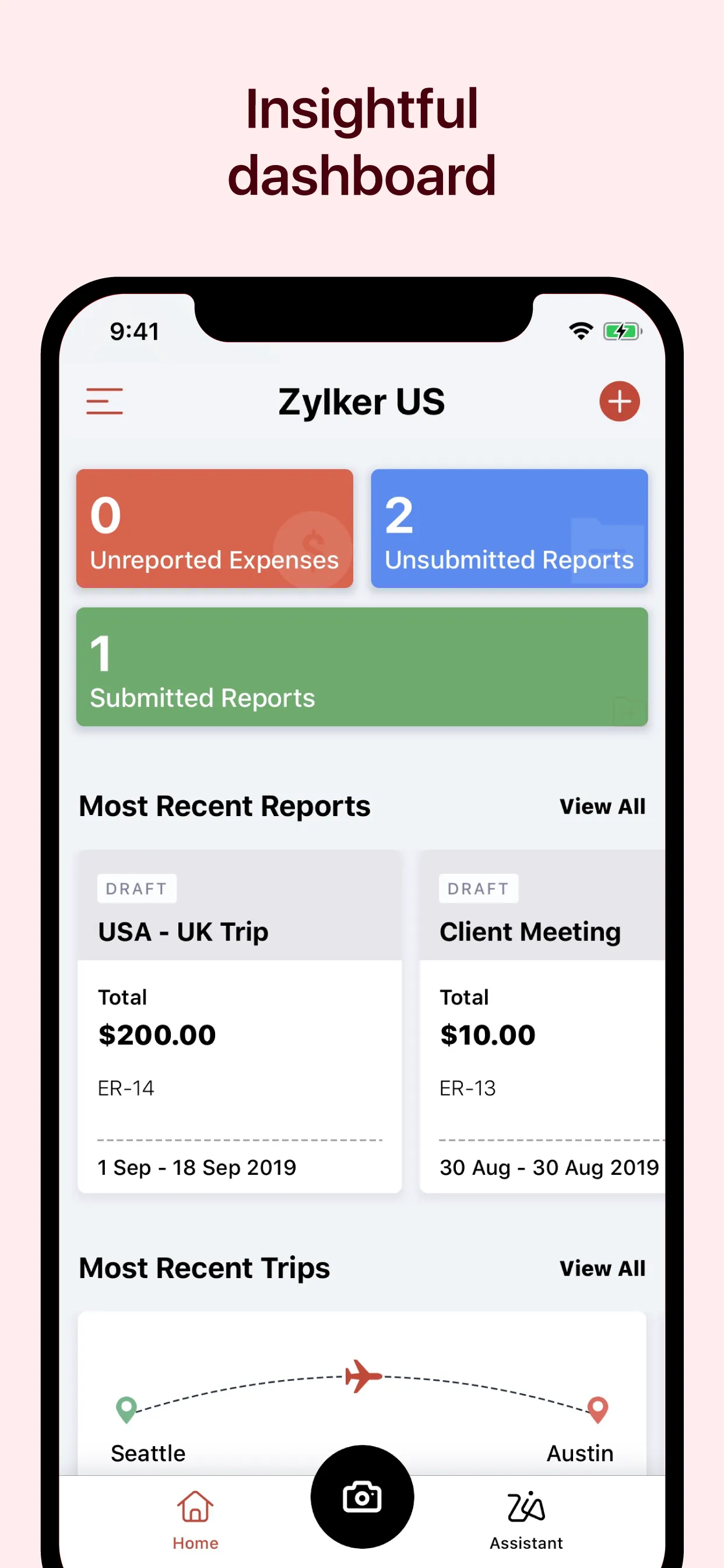 Zoho Expense: Travel & Expense iphone screenshot 8