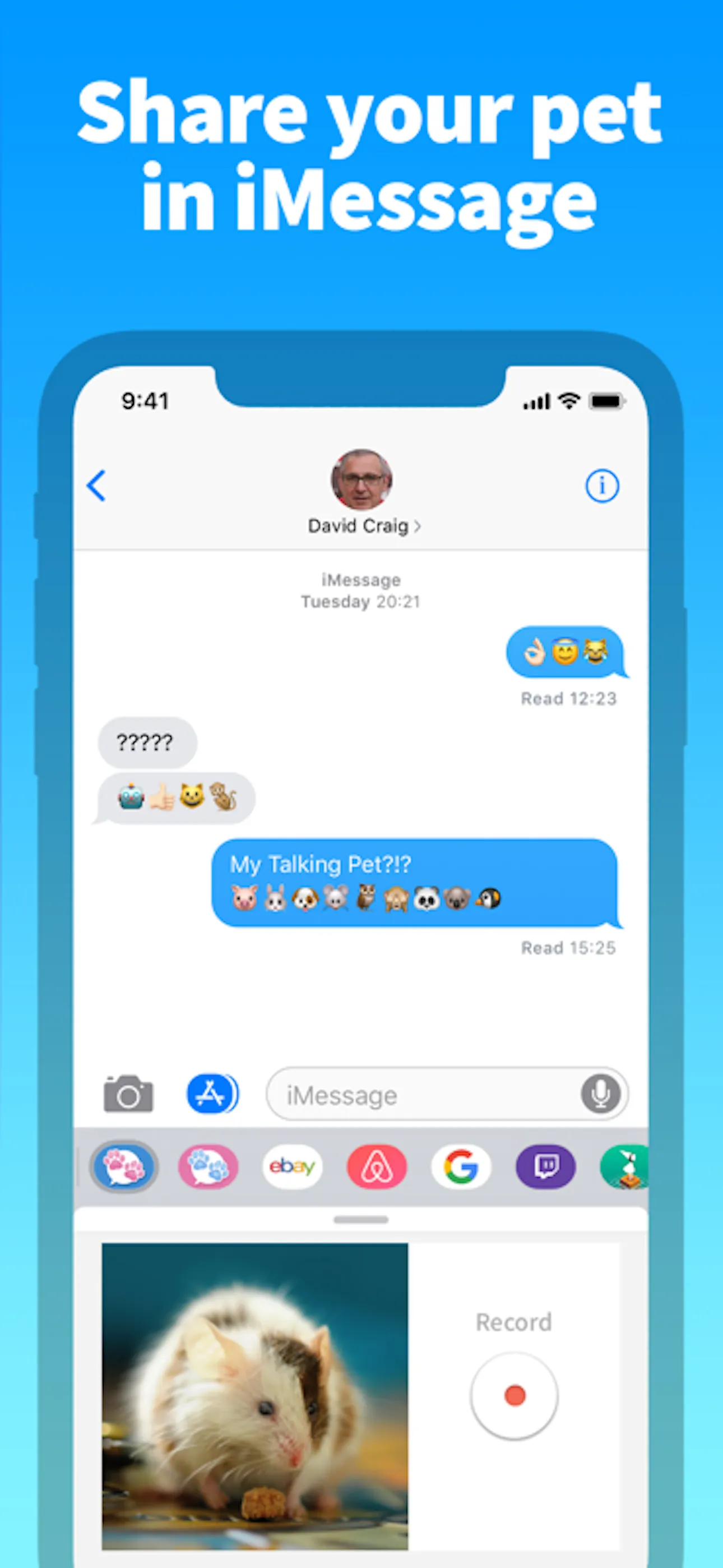 My Talking Pet iphone screenshot 2