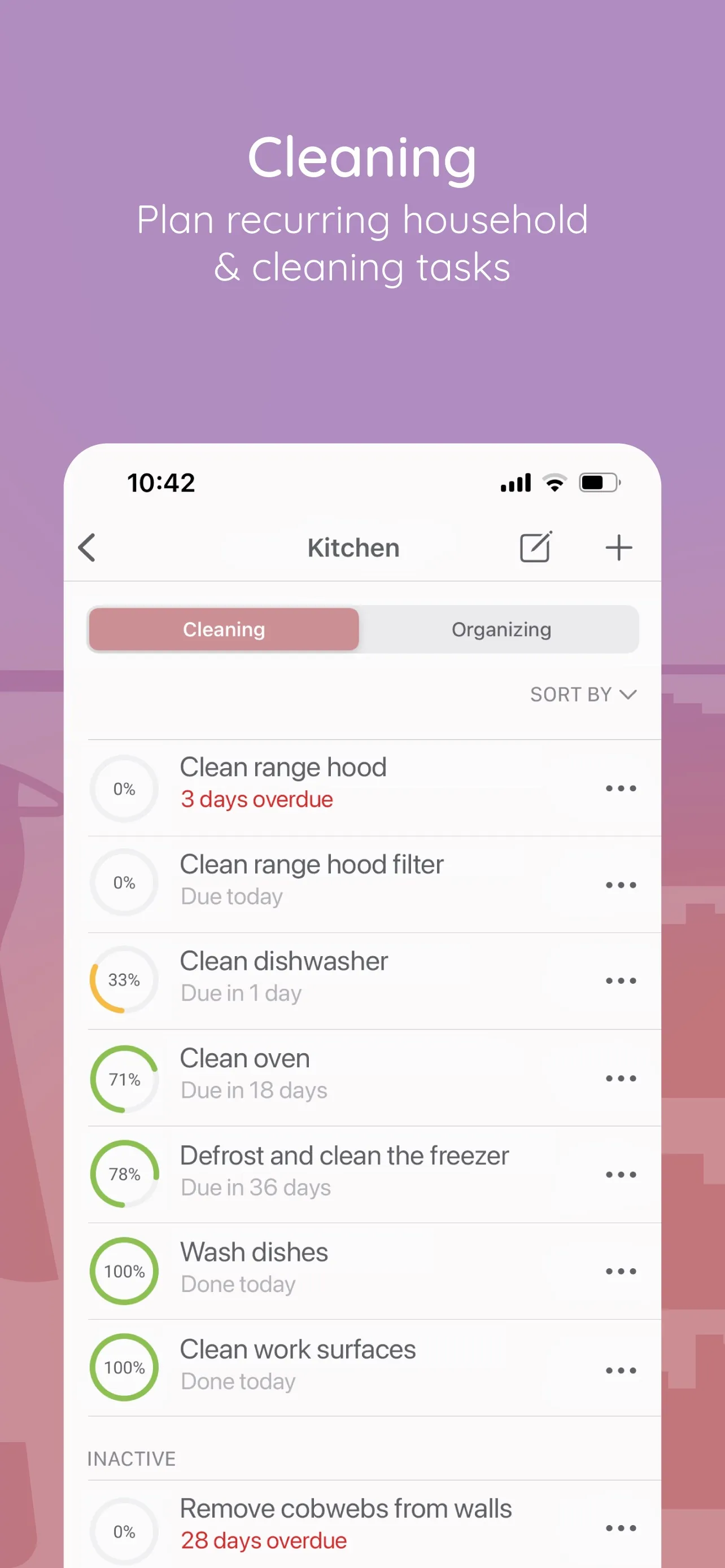 BeTidy: Cleaning Schedule iphone screenshot 3