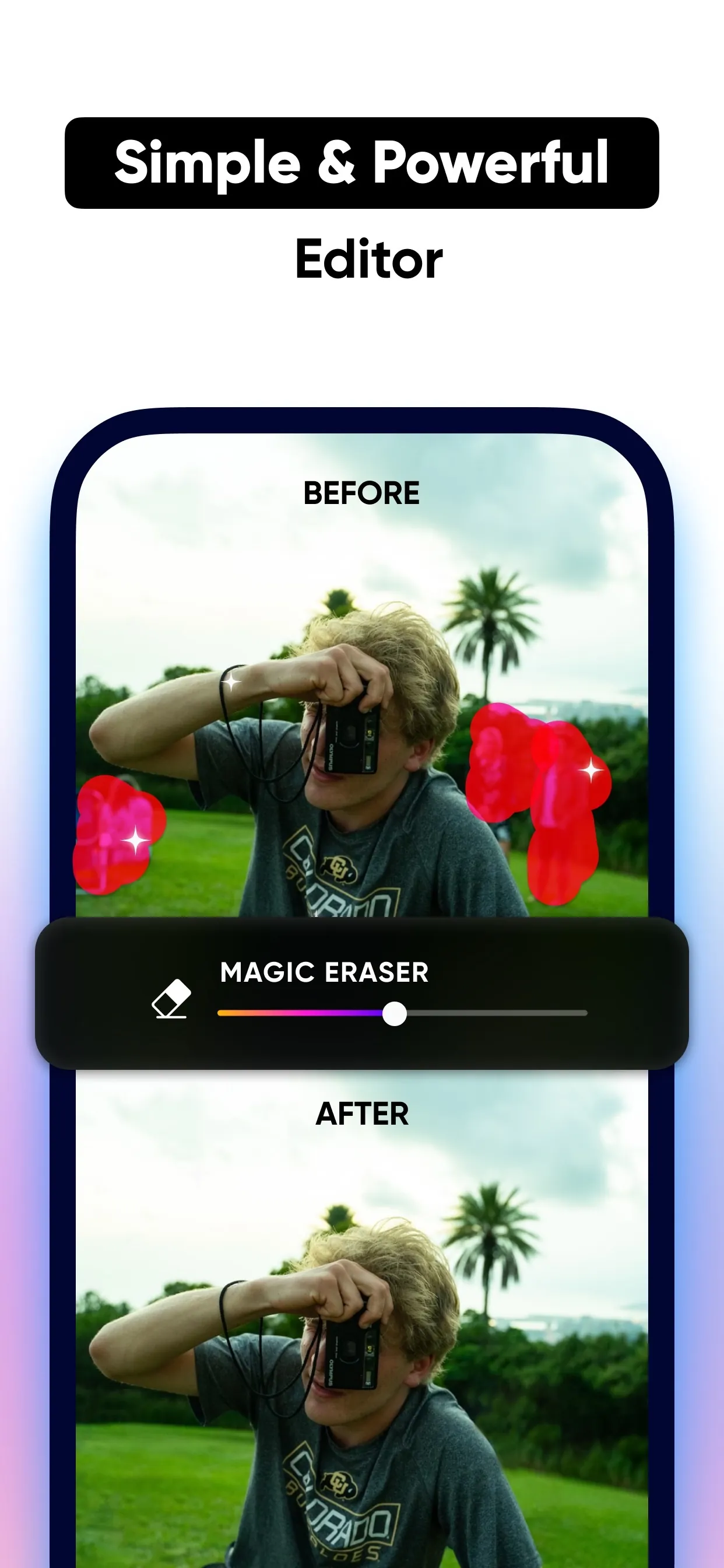 Photo Editor · Retouch & Edit iphone screenshot 2