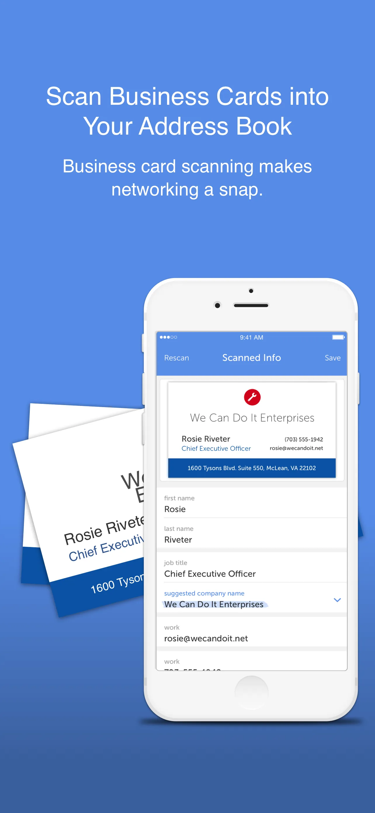 CircleBack - Updated Contacts iphone screenshot 3