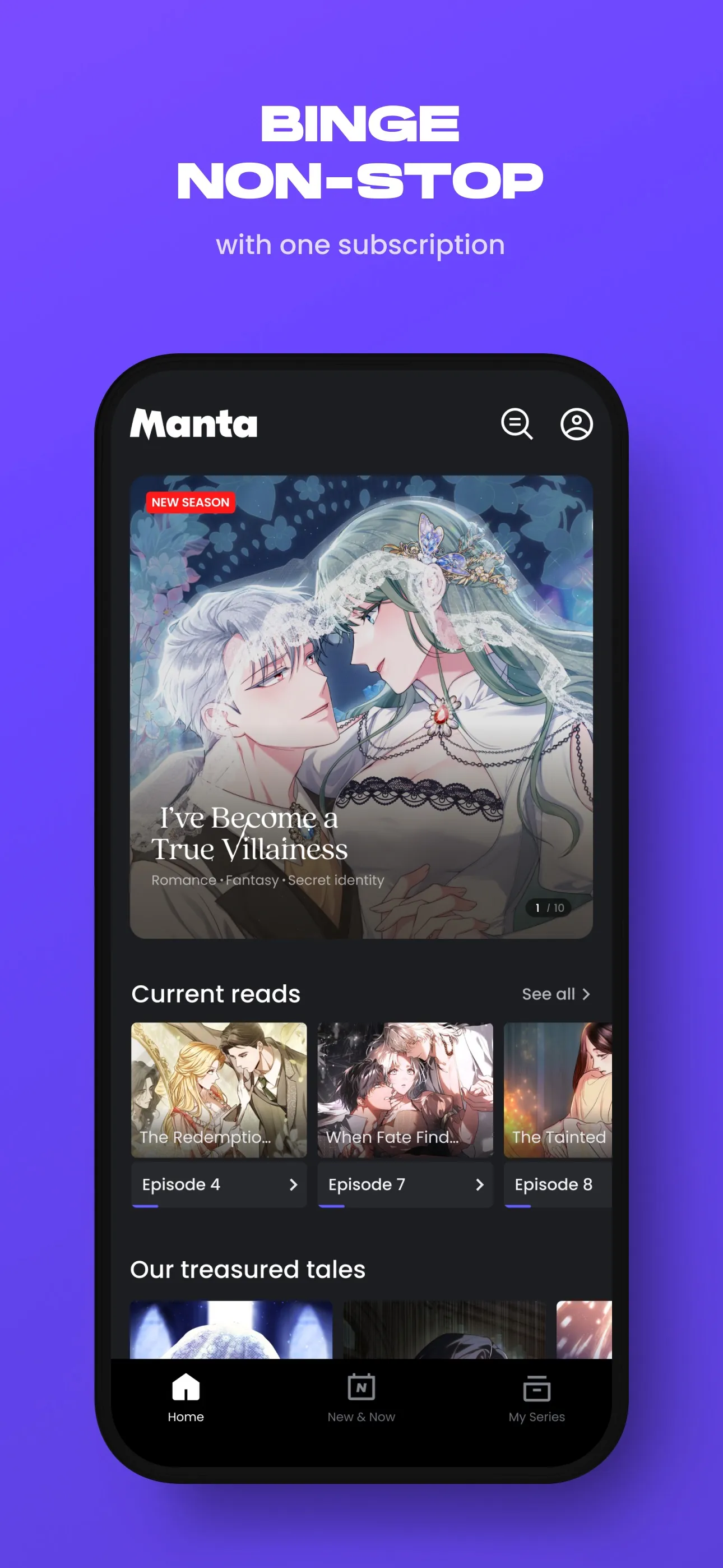 Manta: Comics & Novels iphone screenshot 1