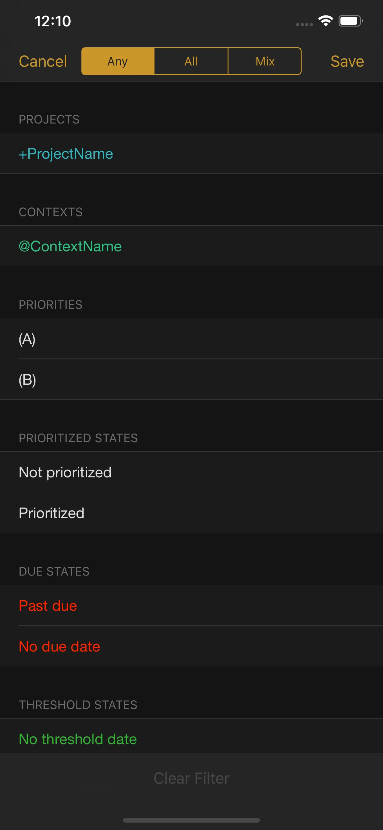 SwiftoDo for todo.txt iphone screenshot 3