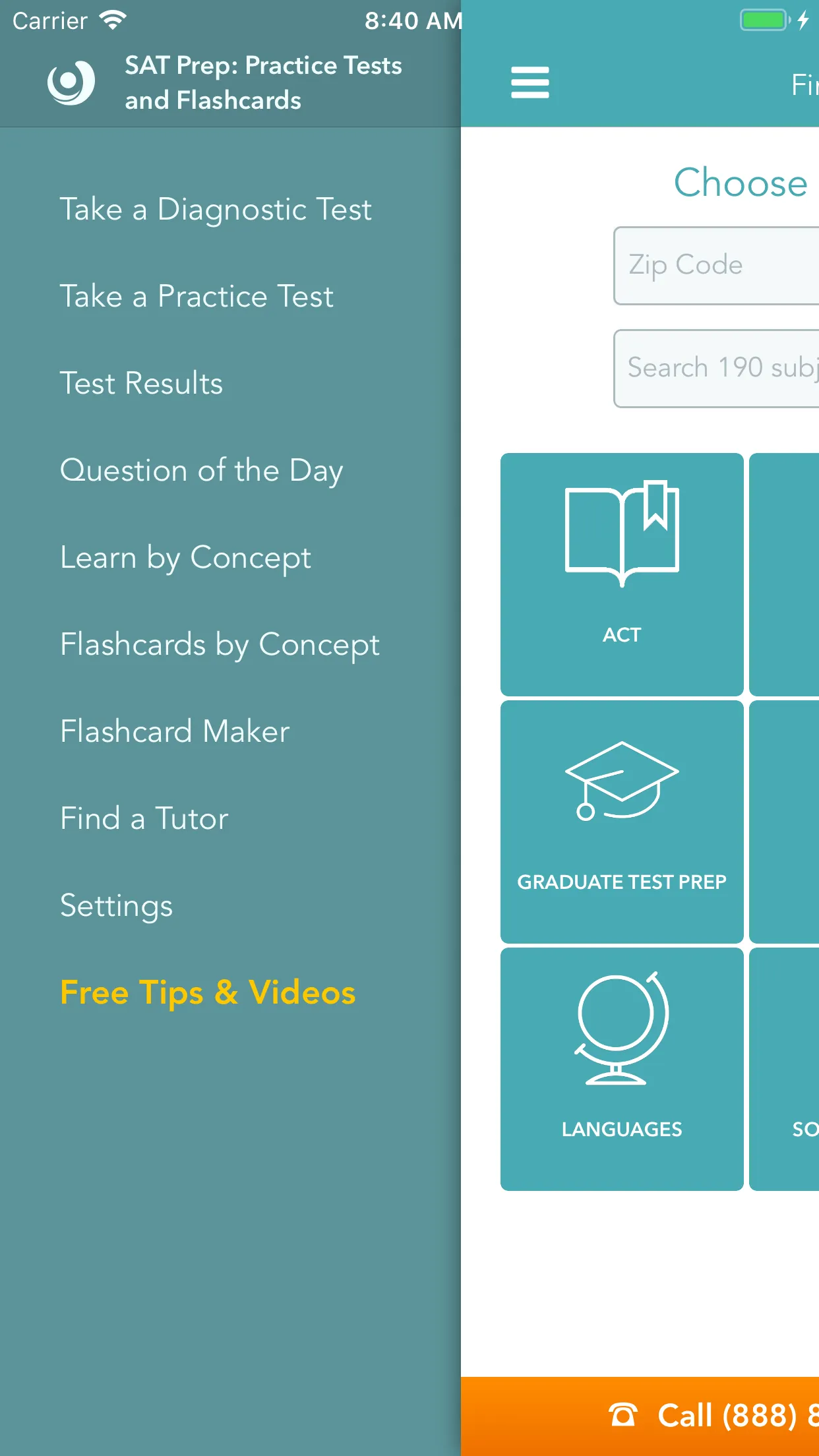 SAT®: Practice,Prep,Flashcards iphone screenshot 1