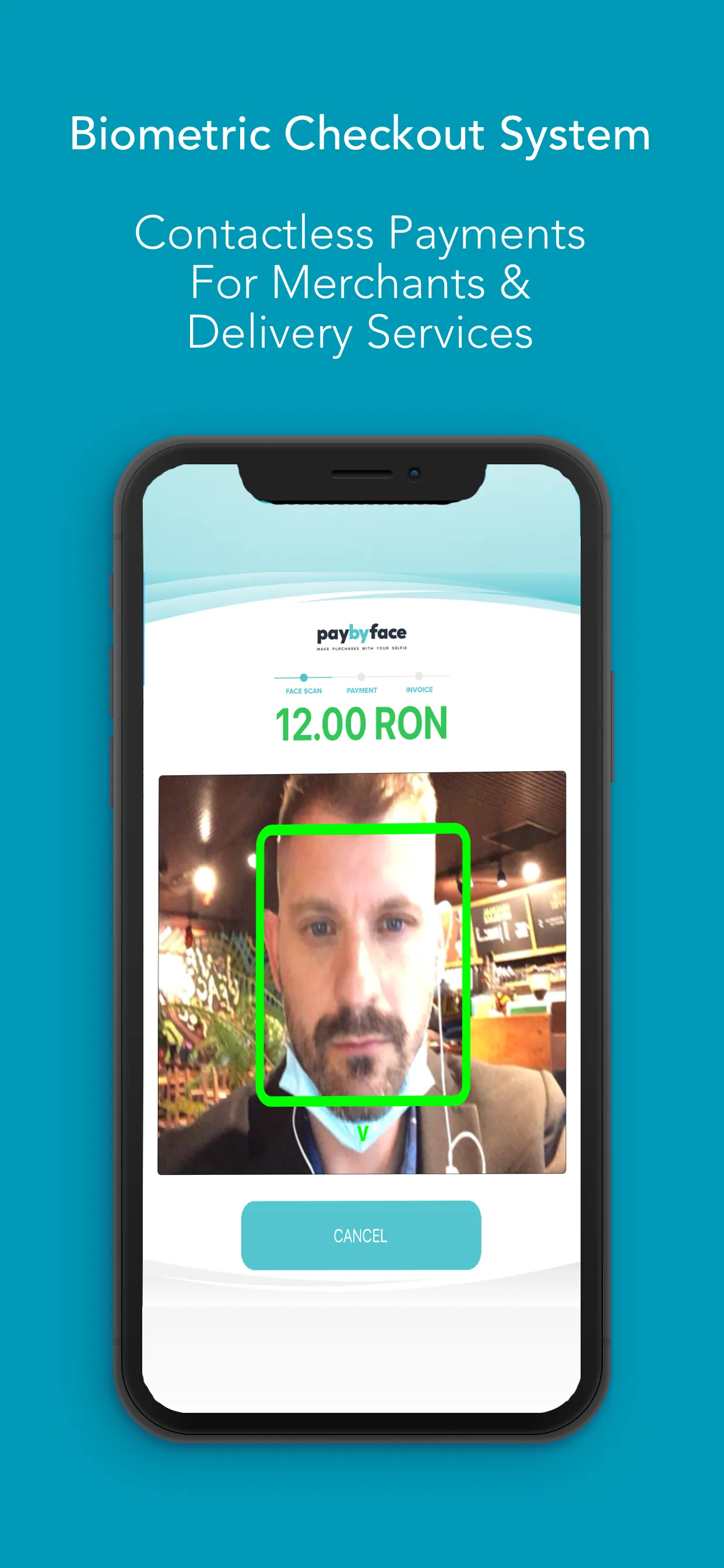 PayByFace Merchant Kiosk iphone screenshot 1