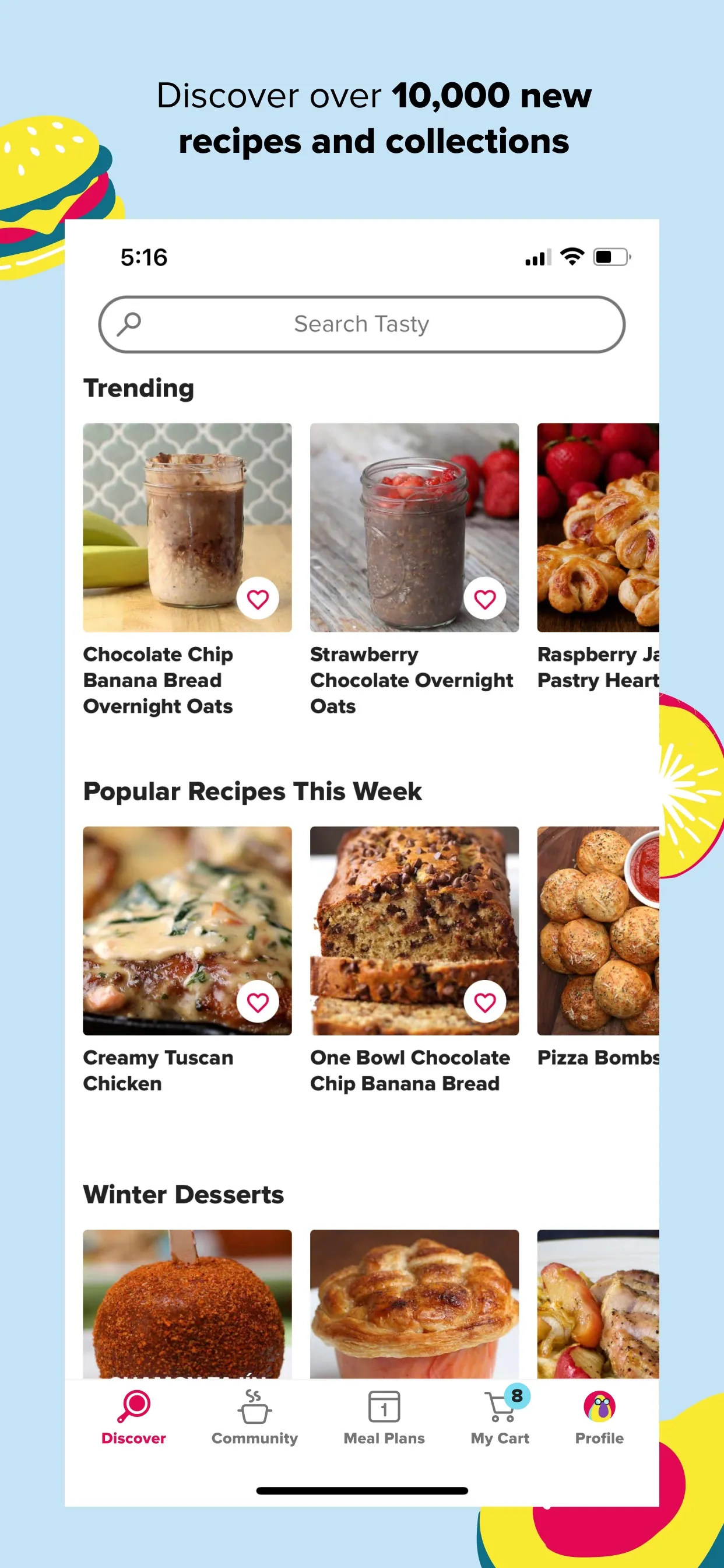 Tasty: Recipes, Cooking Videos iphone screenshot 2