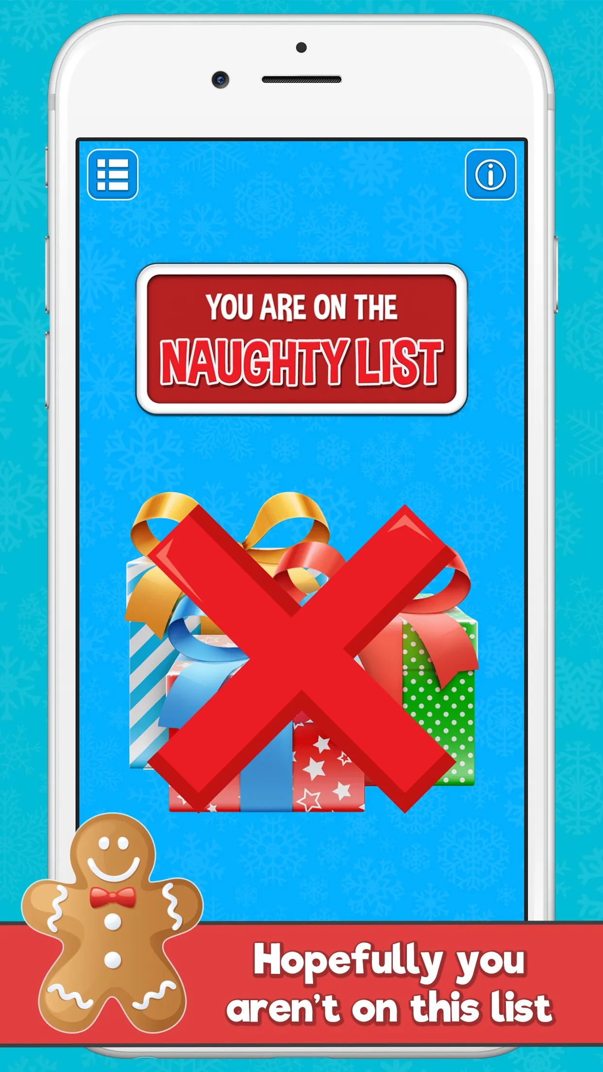Santa's Naughty or Nice List iphone screenshot 4