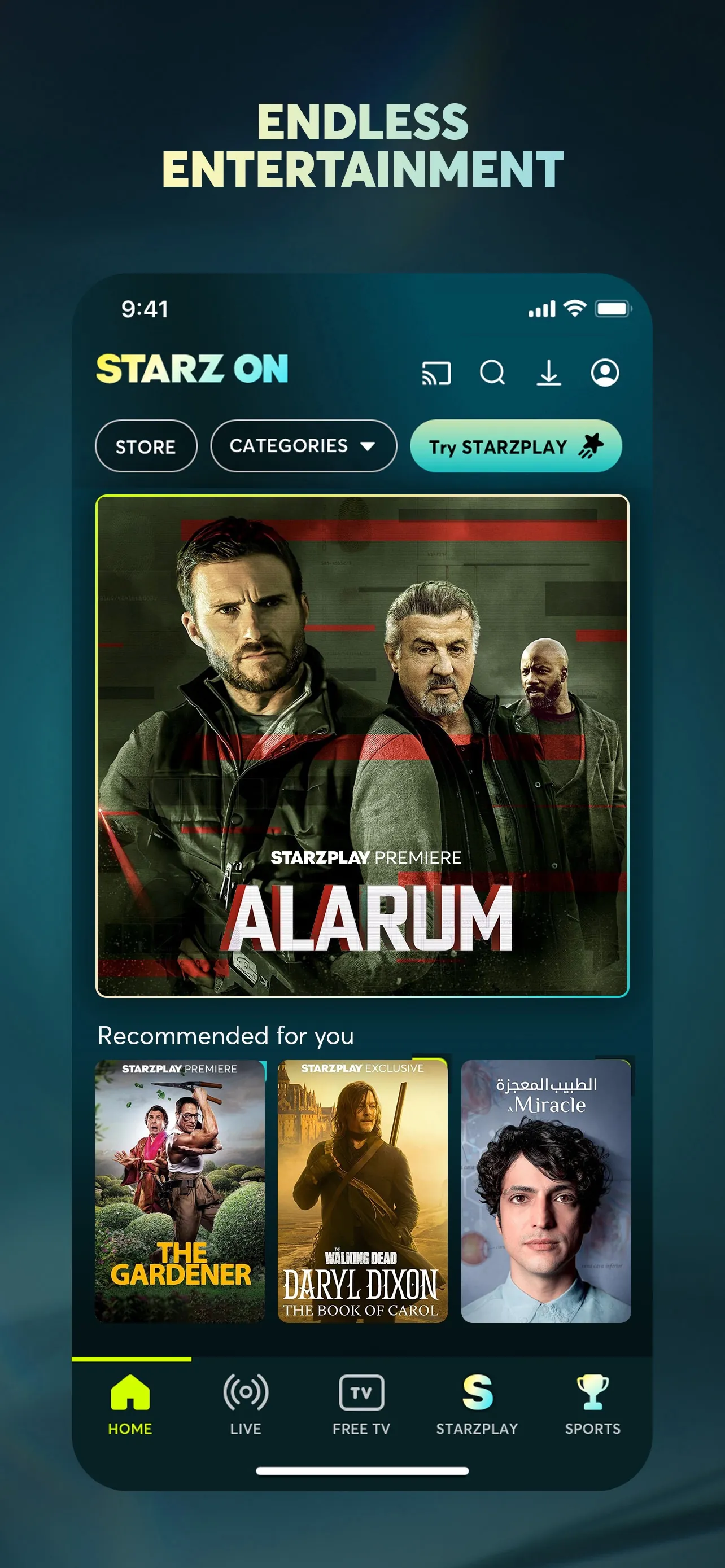 STARZ ON iphone screenshot 7