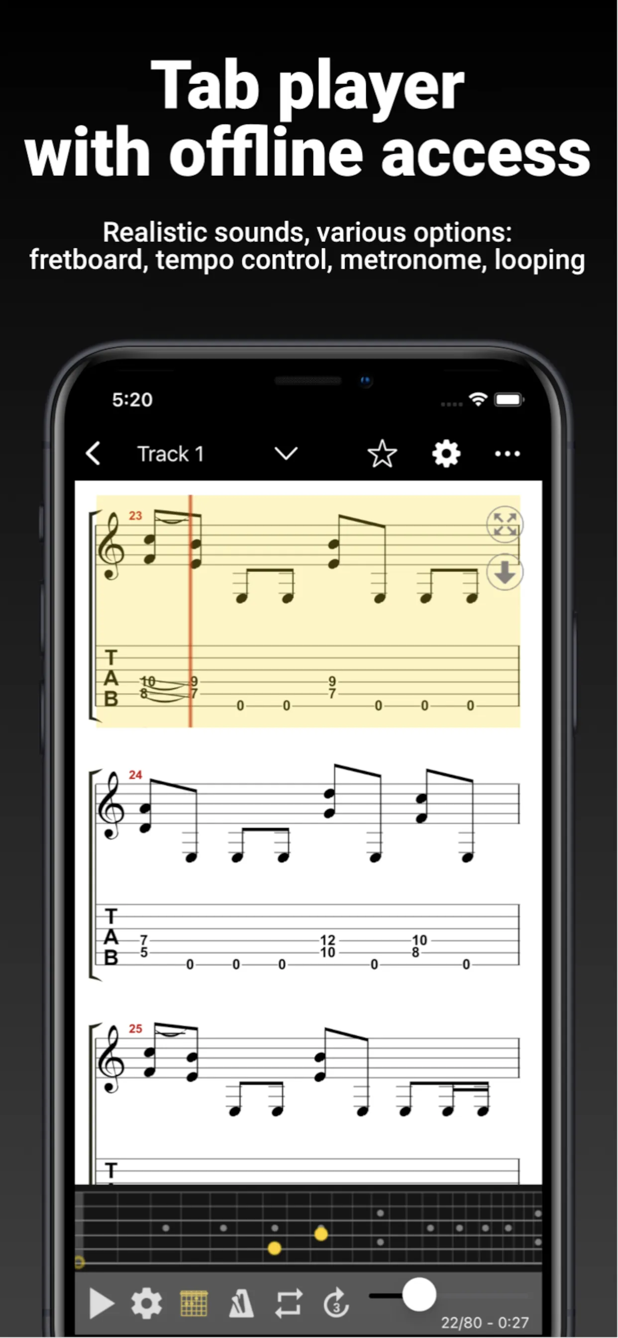GuitarTab - Tabs & chords Pro iphone screenshot 2