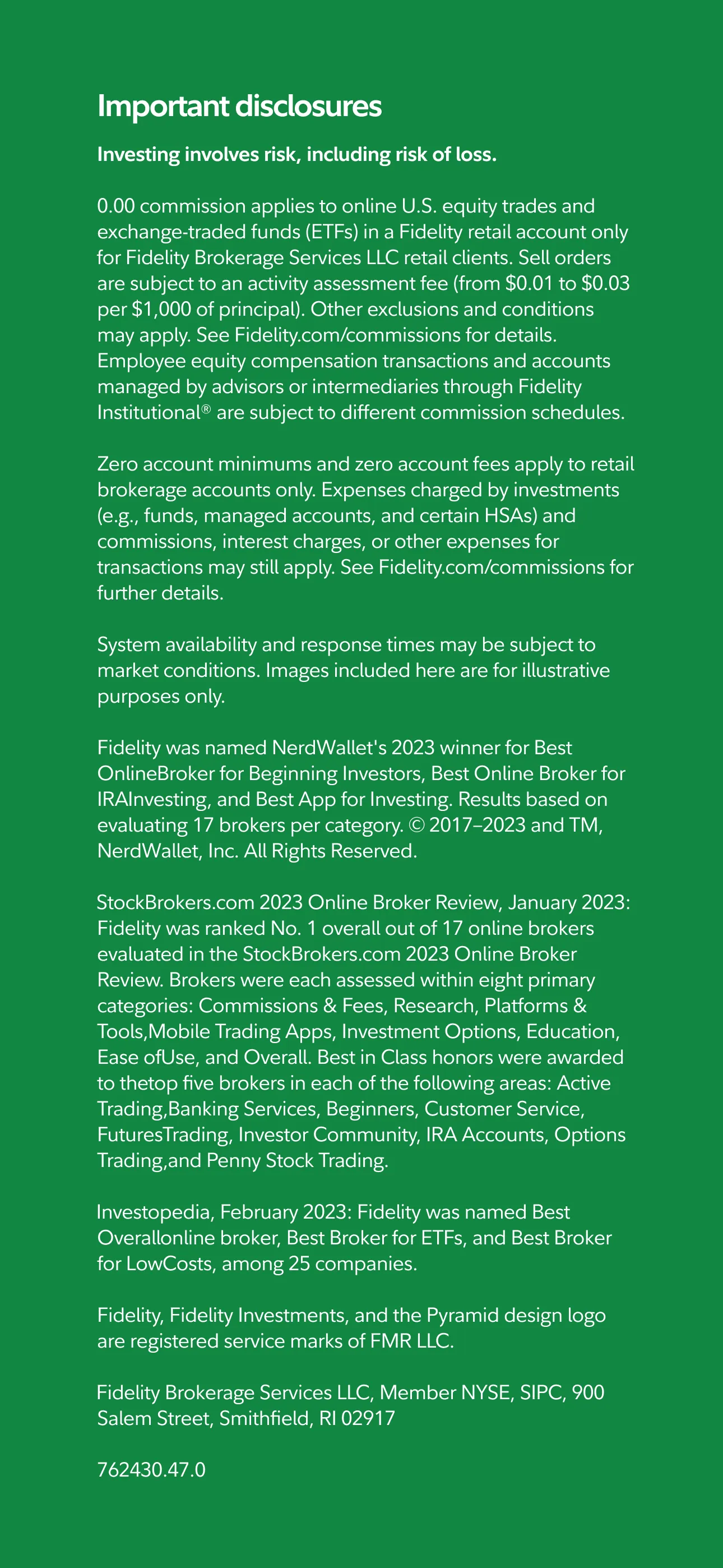 Fidelity Investments iphone screenshot 8