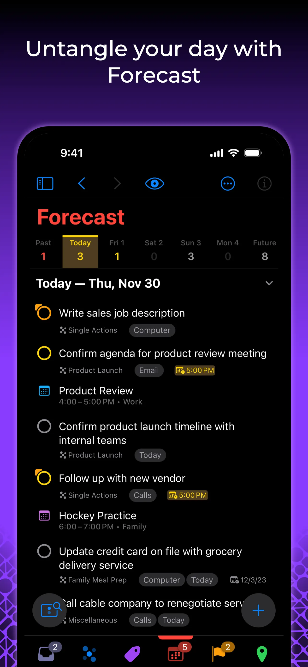 OmniFocus 4 iphone screenshot 4