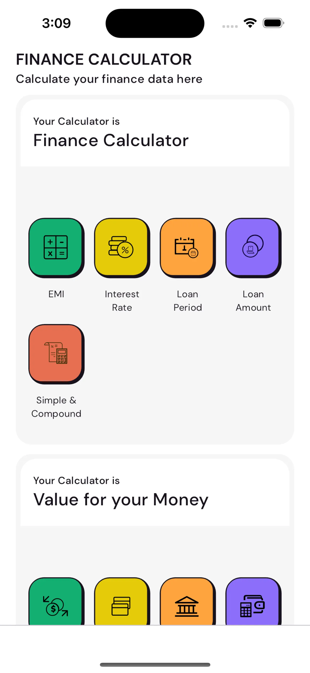 EMI Calculator + Loan Planner iphone screenshot 1