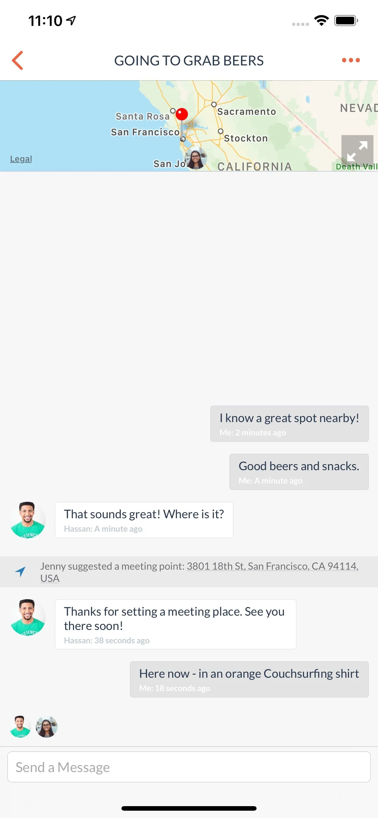 Couchsurfing Travel App iphone screenshot 5