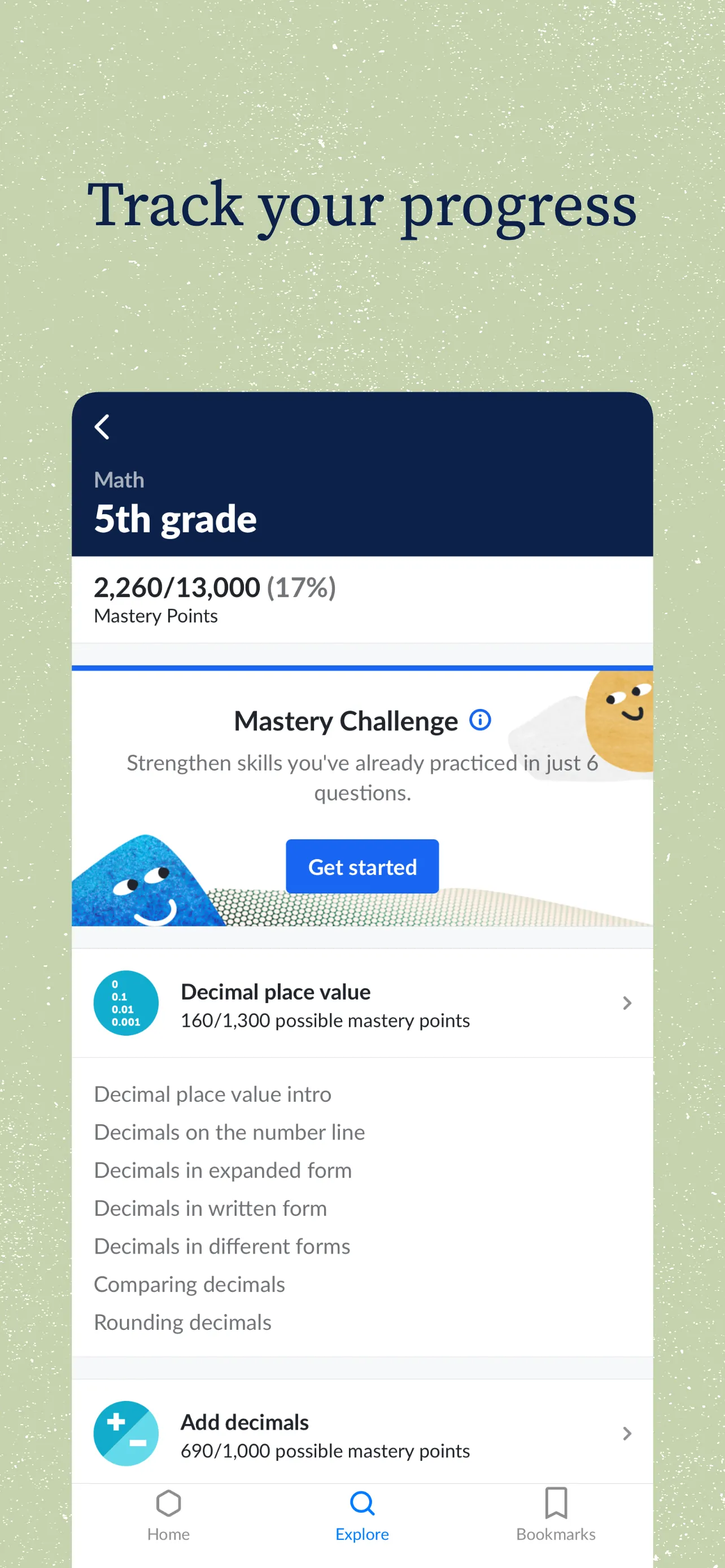 Khan Academy iphone screenshot 3