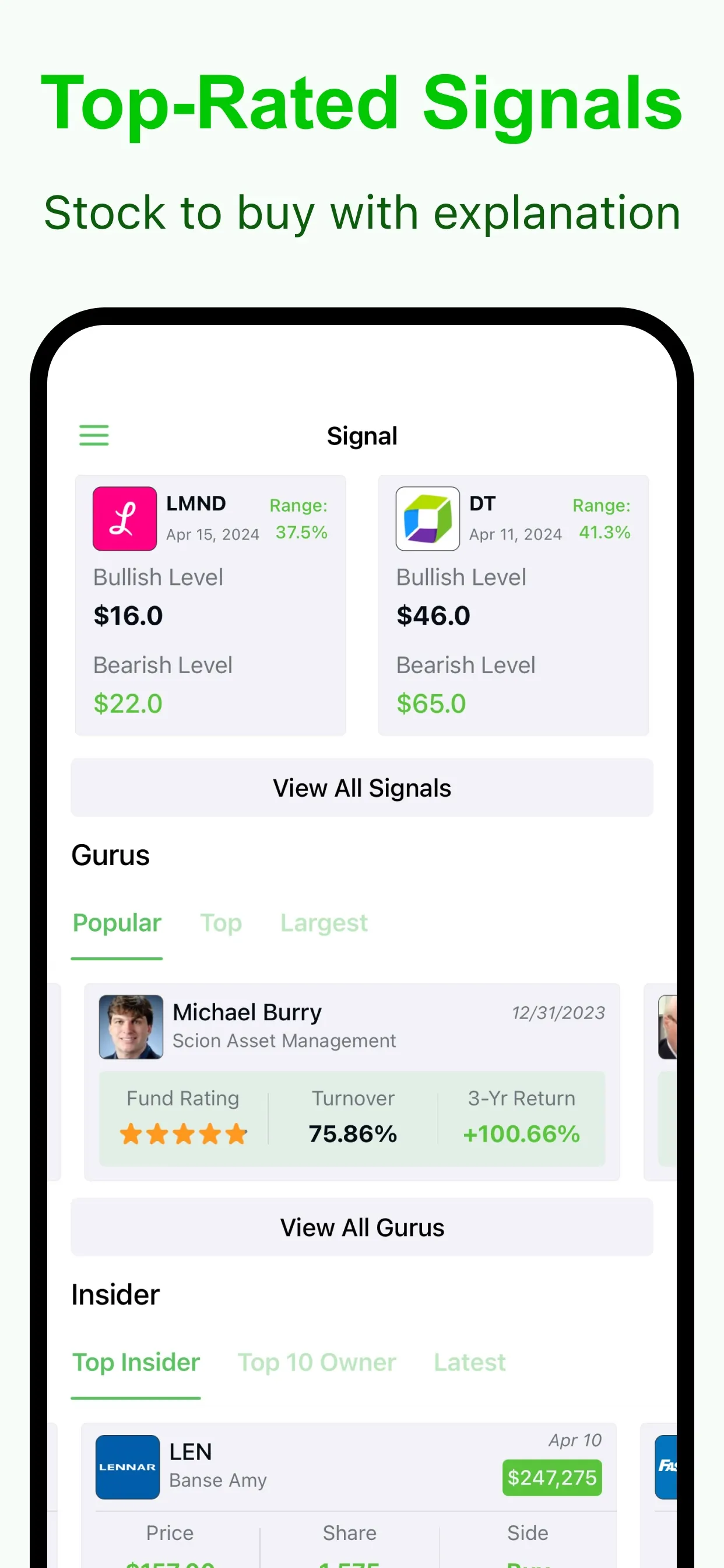 Stock Signal: AI Trading Alert iphone screenshot 2